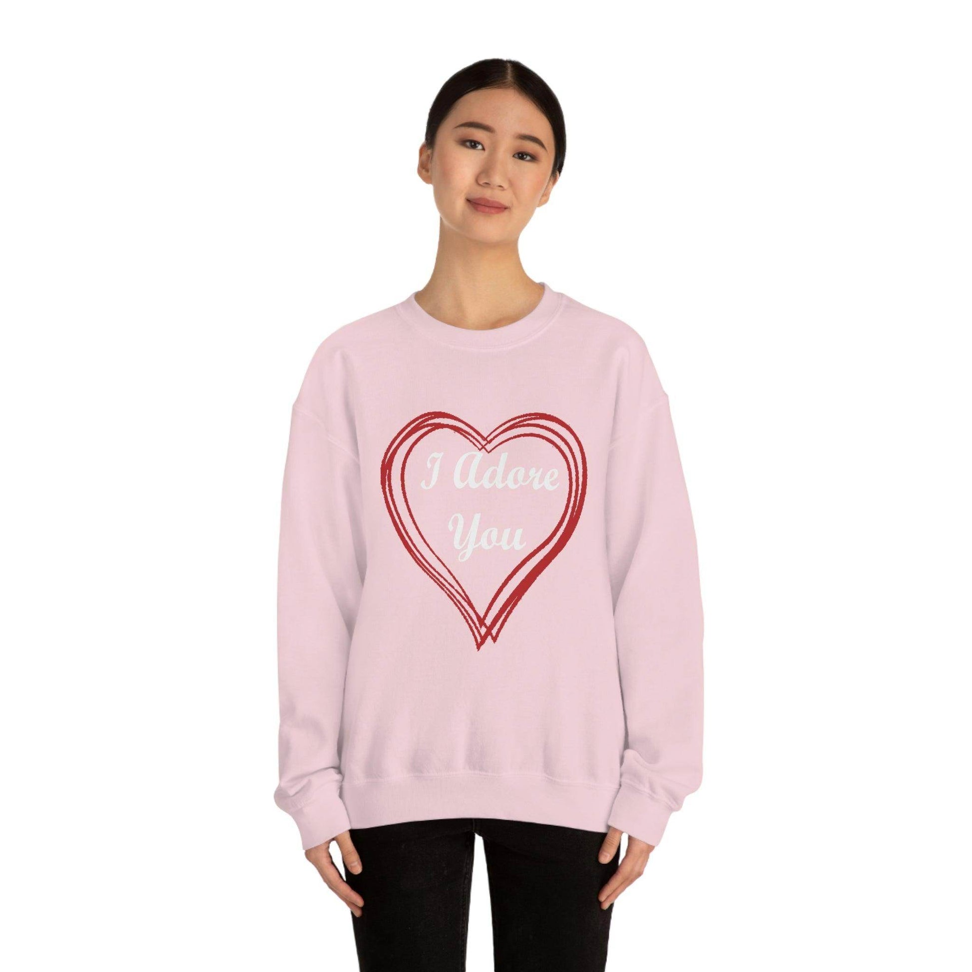 I Adore You Crewneck Sweatshirt - Giftsmojo