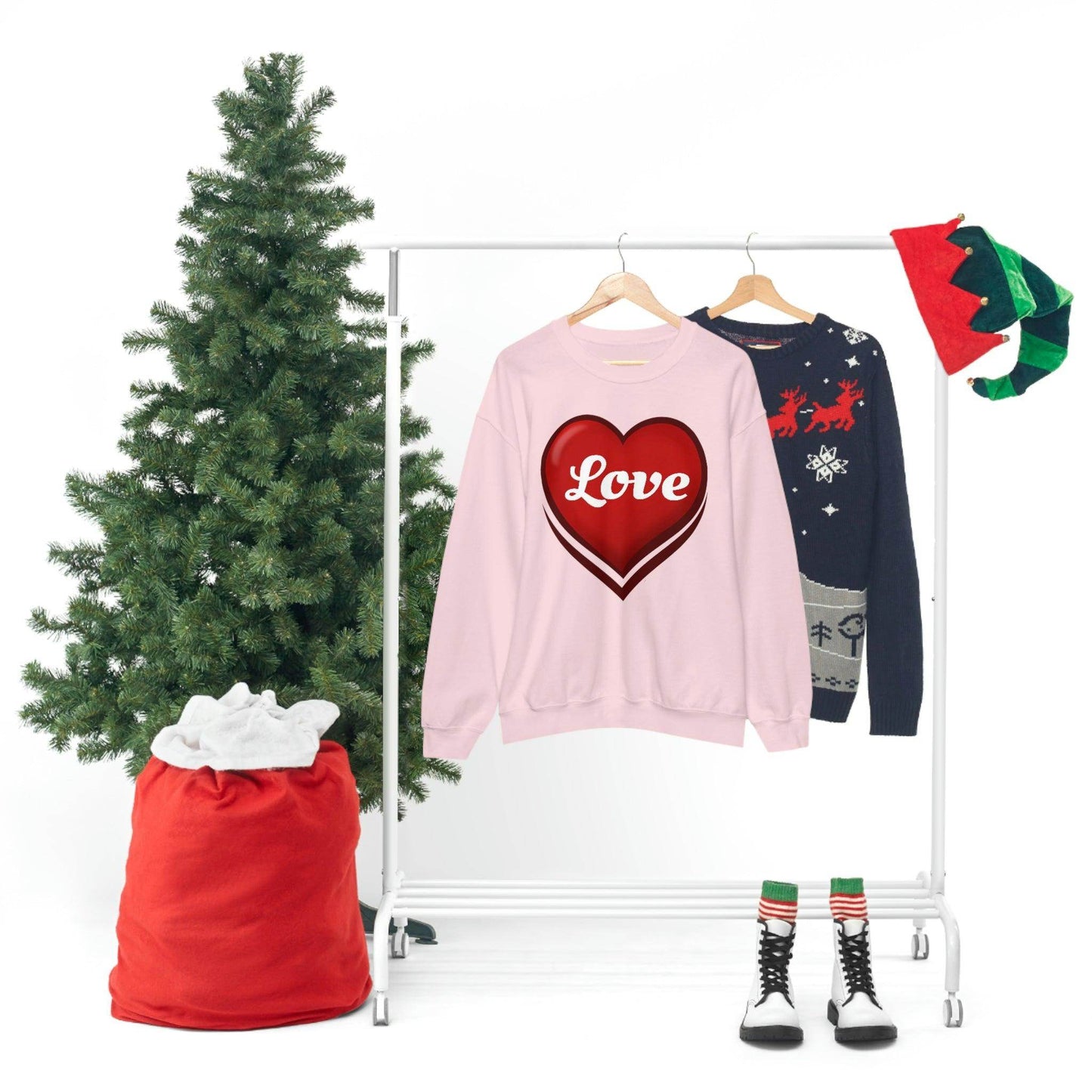 Love Sweatshirt, Valentine's Gift, - Giftsmojo
