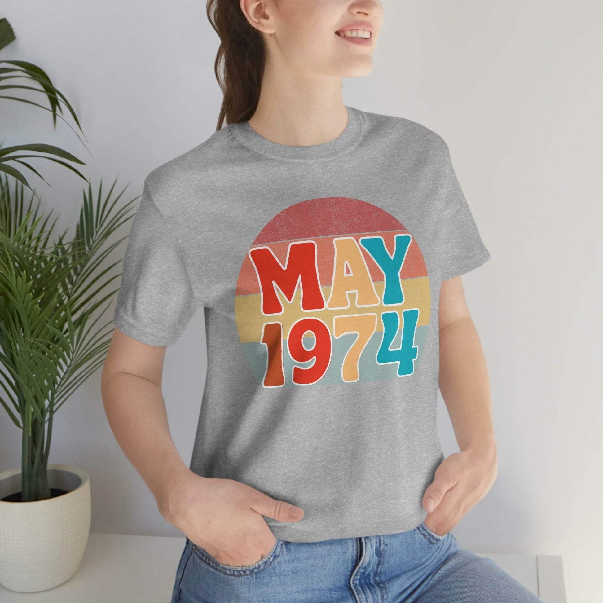 49th Birthday Shirt, 1974 Shirt, 49th Birthday Tee, Vintage 1974 Shirt, 49th Birthday Gifts, 1974 Birthday Shirt, 49th Birthday Gift - Giftsmojo