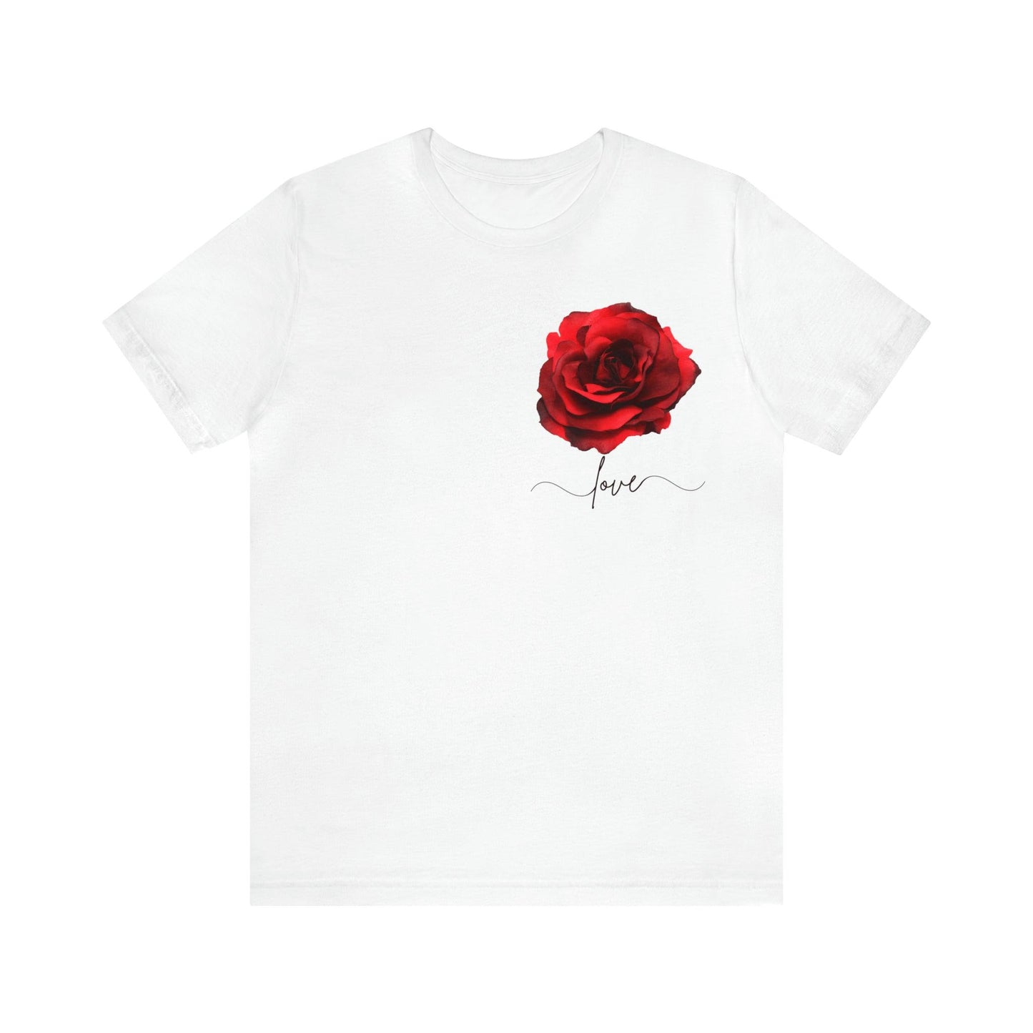 Love Rose Flower shirt, Floral motif, Floral shirt, Engagement gift, Anniversary gift, Wedding gift, gift for Wife, gift for Mom