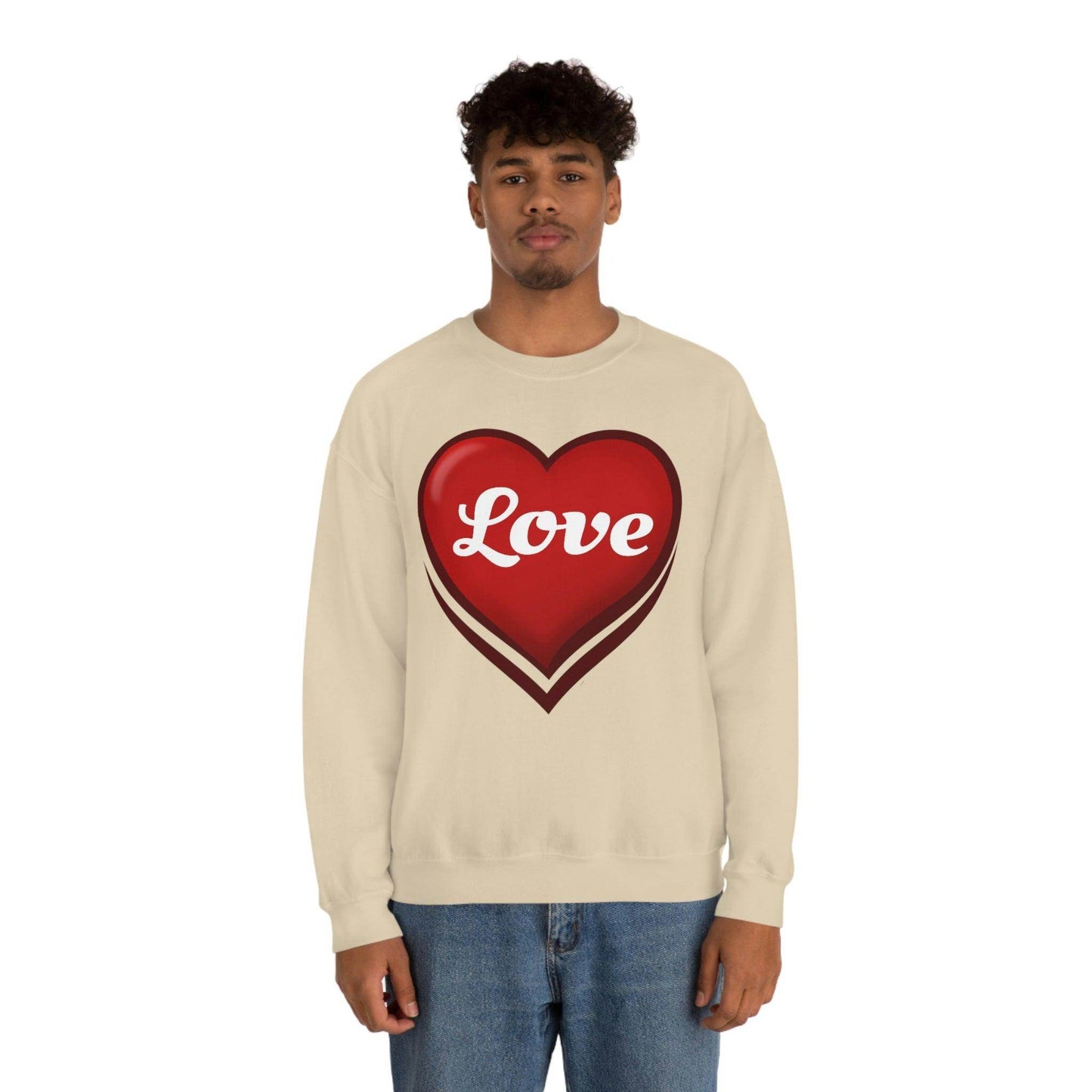 Love Sweatshirt, Valentine's Gift, - Giftsmojo