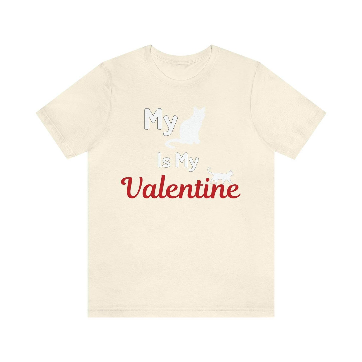 My Cat is My Valentine, Pet lover Valentine shirt - Cute cat lover shirt - gift for cat lovers - Giftsmojo