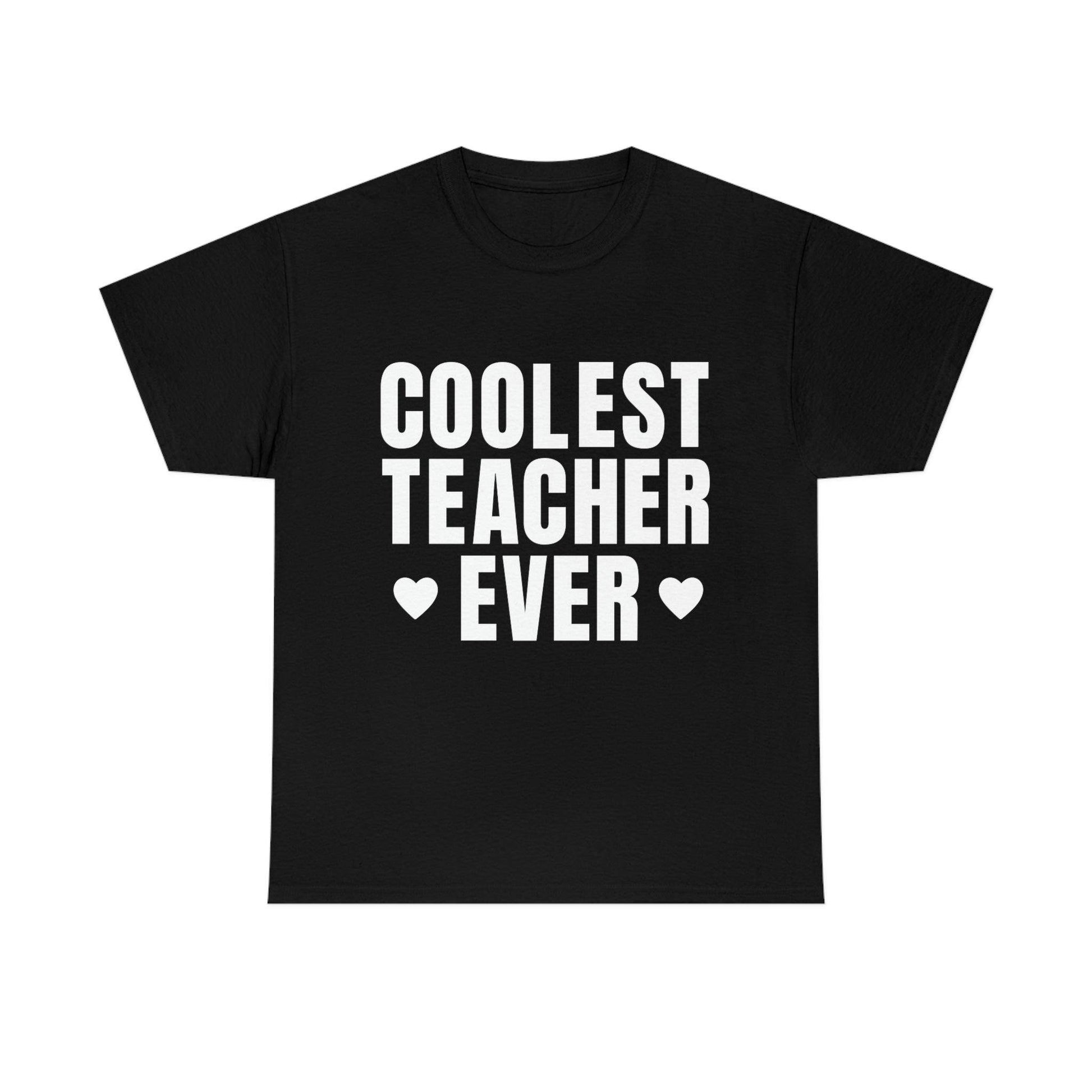 Coolest Teacher Ever Tee - Giftsmojo