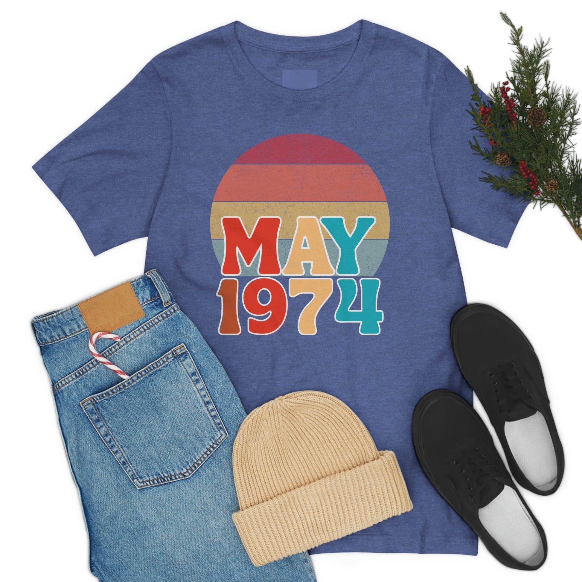 49th Birthday Shirt, 1974 Shirt, 49th Birthday Tee, Vintage 1974 Shirt, 49th Birthday Gifts, 1974 Birthday Shirt, 49th Birthday Gift - Giftsmojo