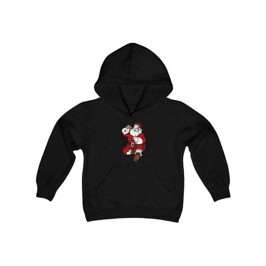 Naughty Santa Youth Heavy Blend Hooded Sweatshirt - Giftsmojo