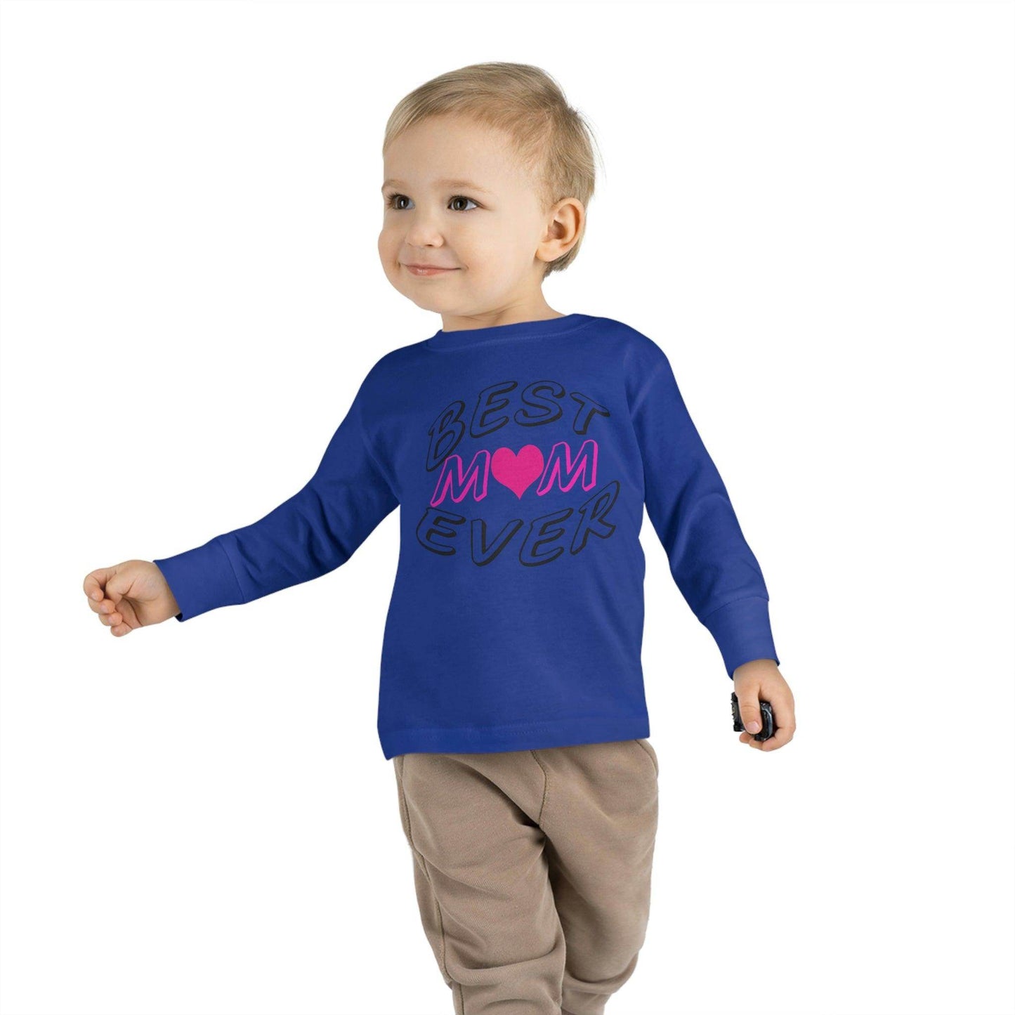 Best Mom Ever toddler long-sleeve tee - Toddler shirt - Giftsmojo