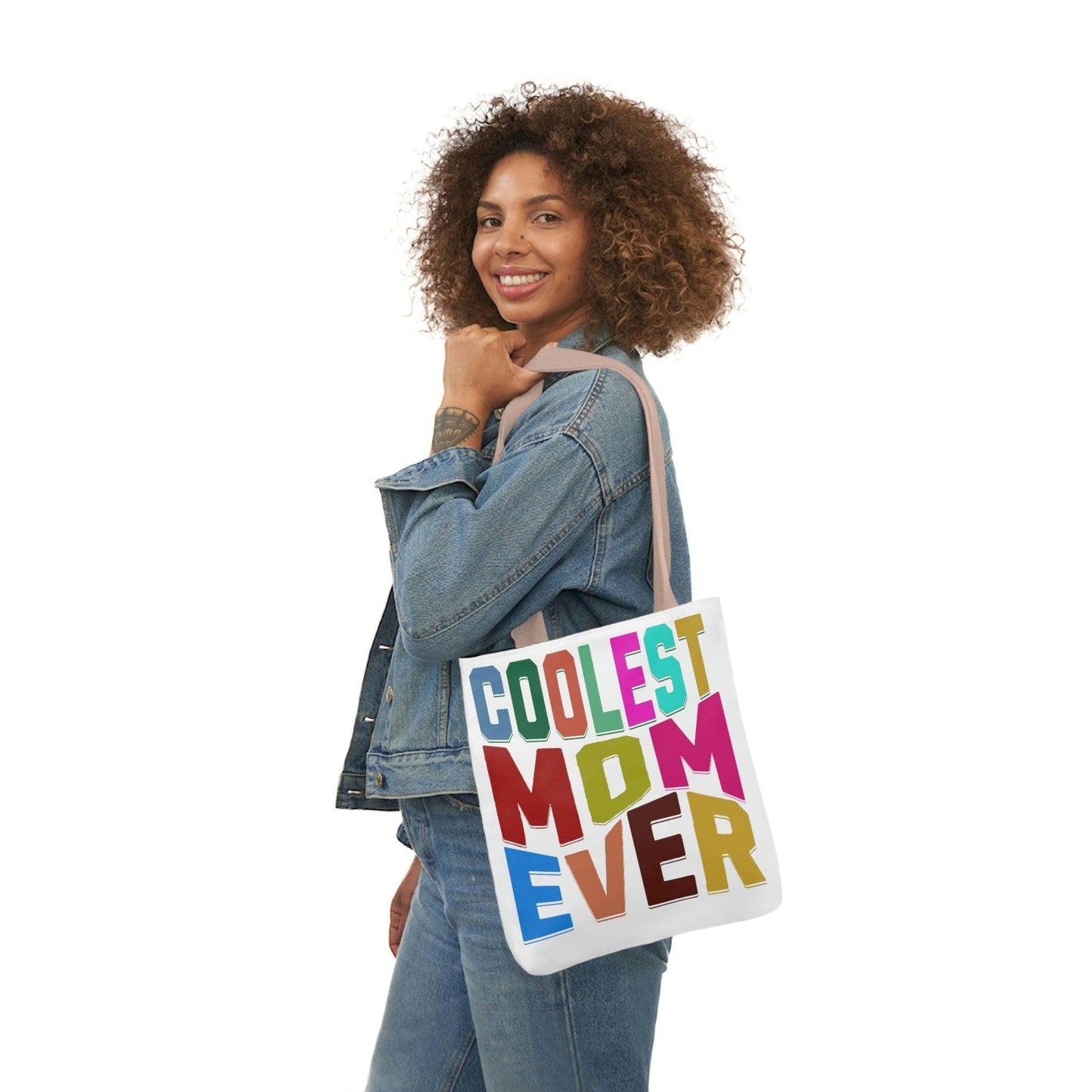 The coolest mom ever Canvas Tote Bag - Giftsmojo
