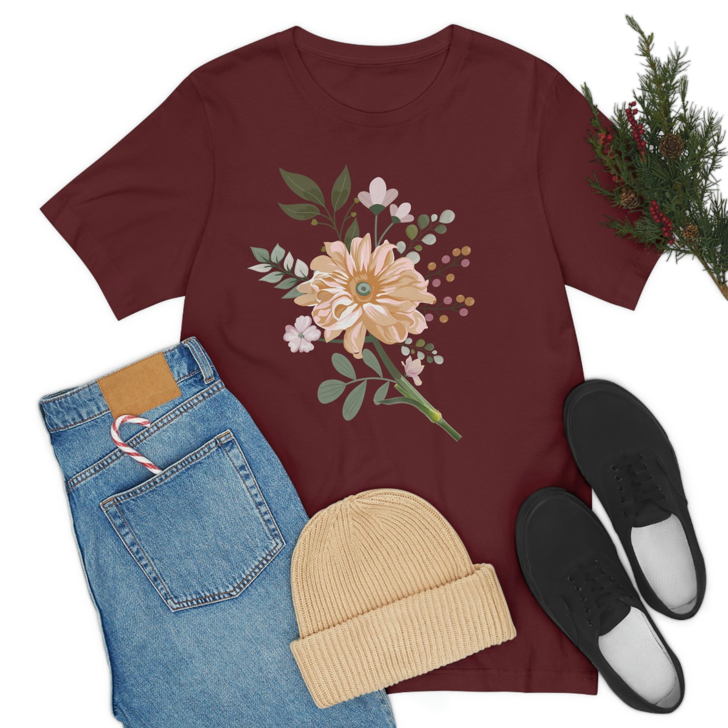 Cute Flower T-shirt - Nature lover Shirt - Cute Flower lover shirt