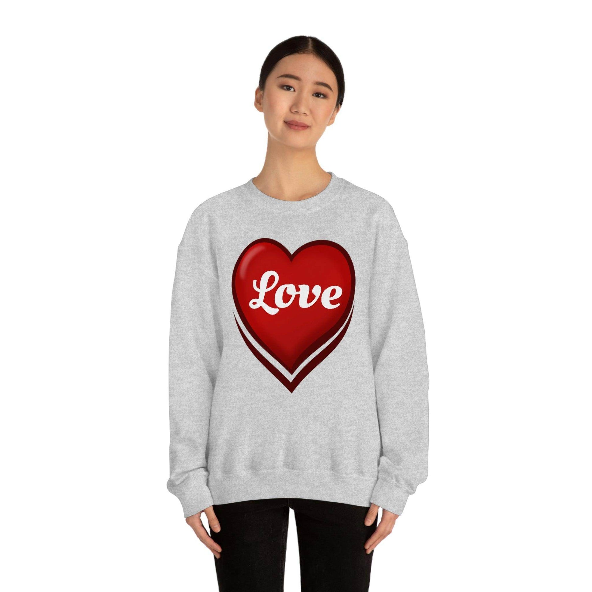 Love Sweatshirt, Valentine's Gift, - Giftsmojo