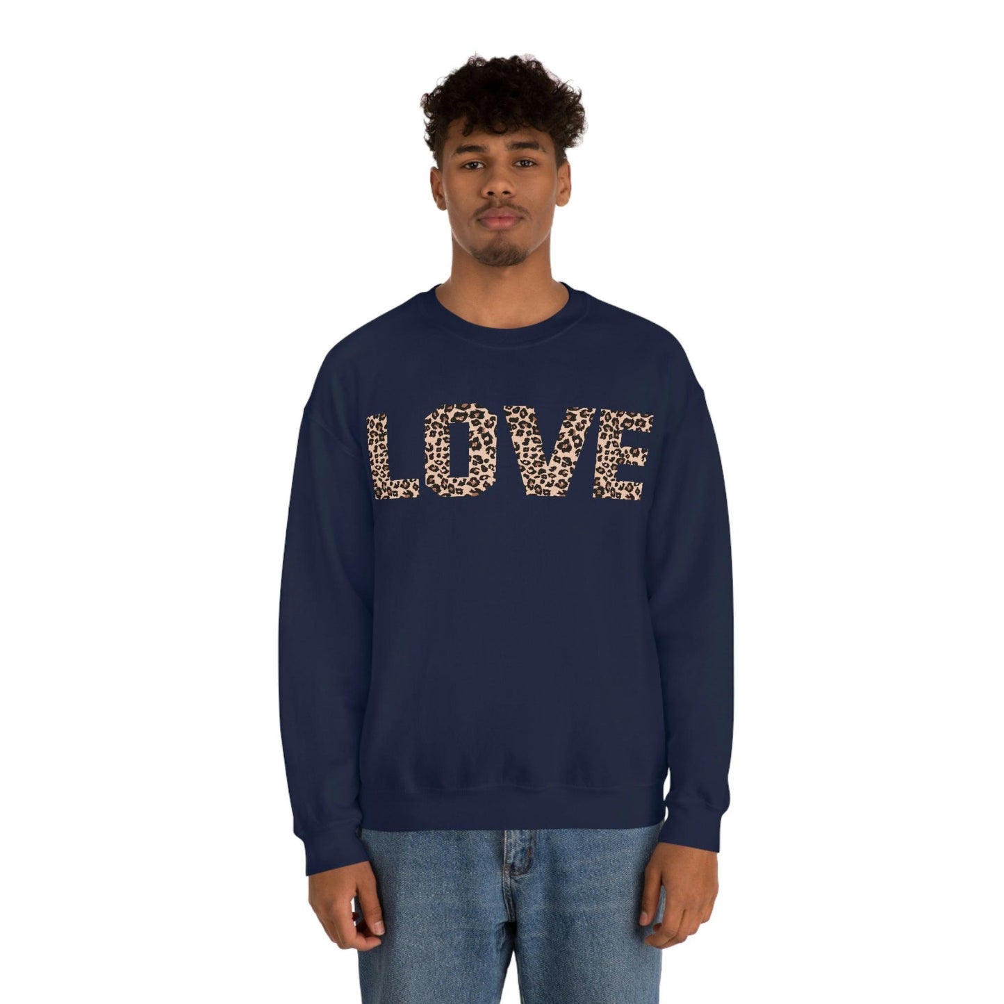 Leopard print love Sweatshirt