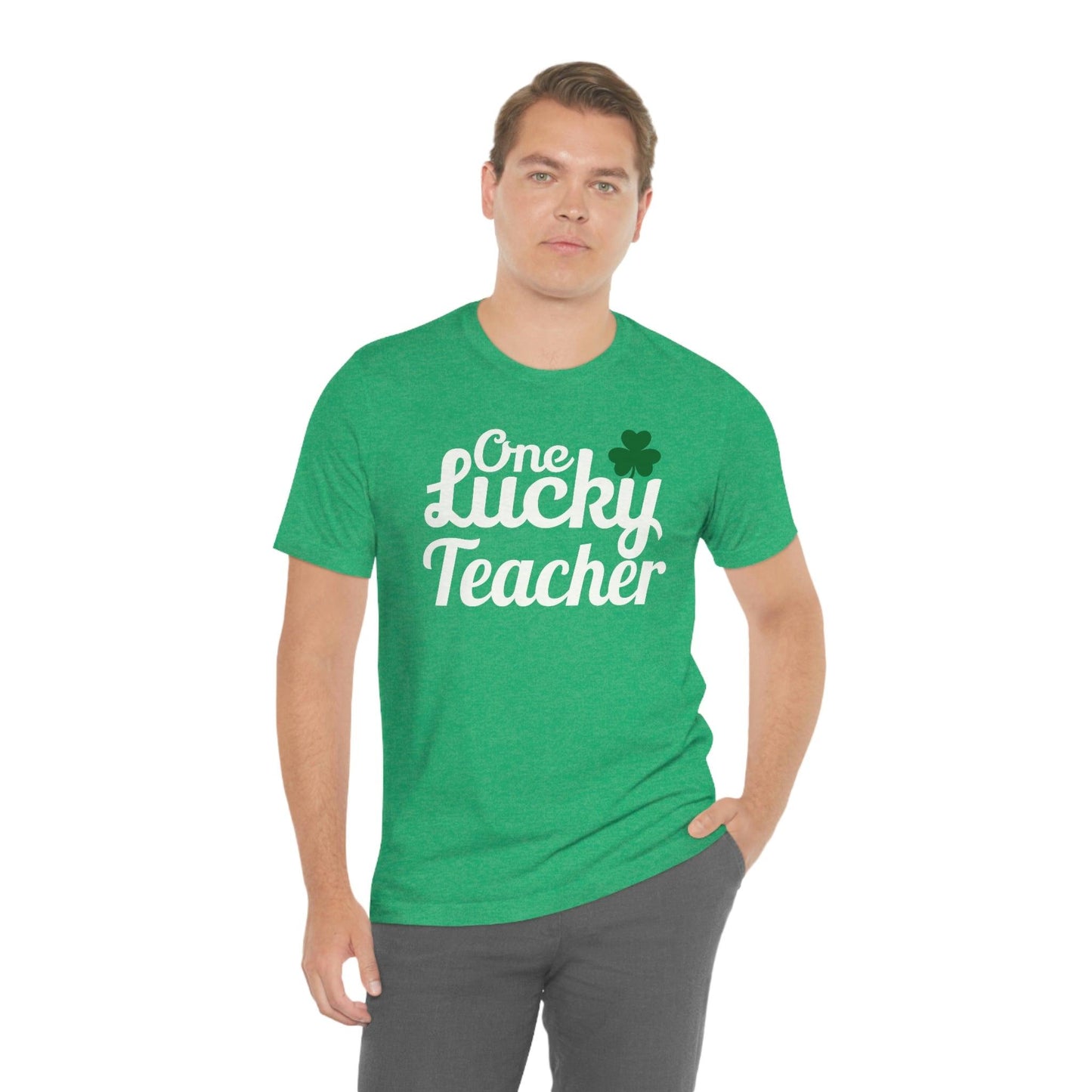 One Lucky Teacher Shirt feeling Lucky St Patrick's Day shirt - Funny St Paddy's day Funny Shirt - Giftsmojo