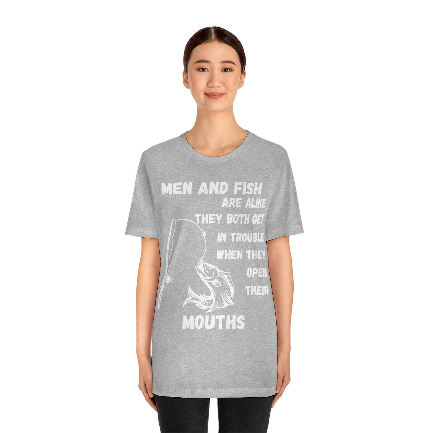 Men and Fish are Alike - Funny fishing shirt - Giftsmojo
