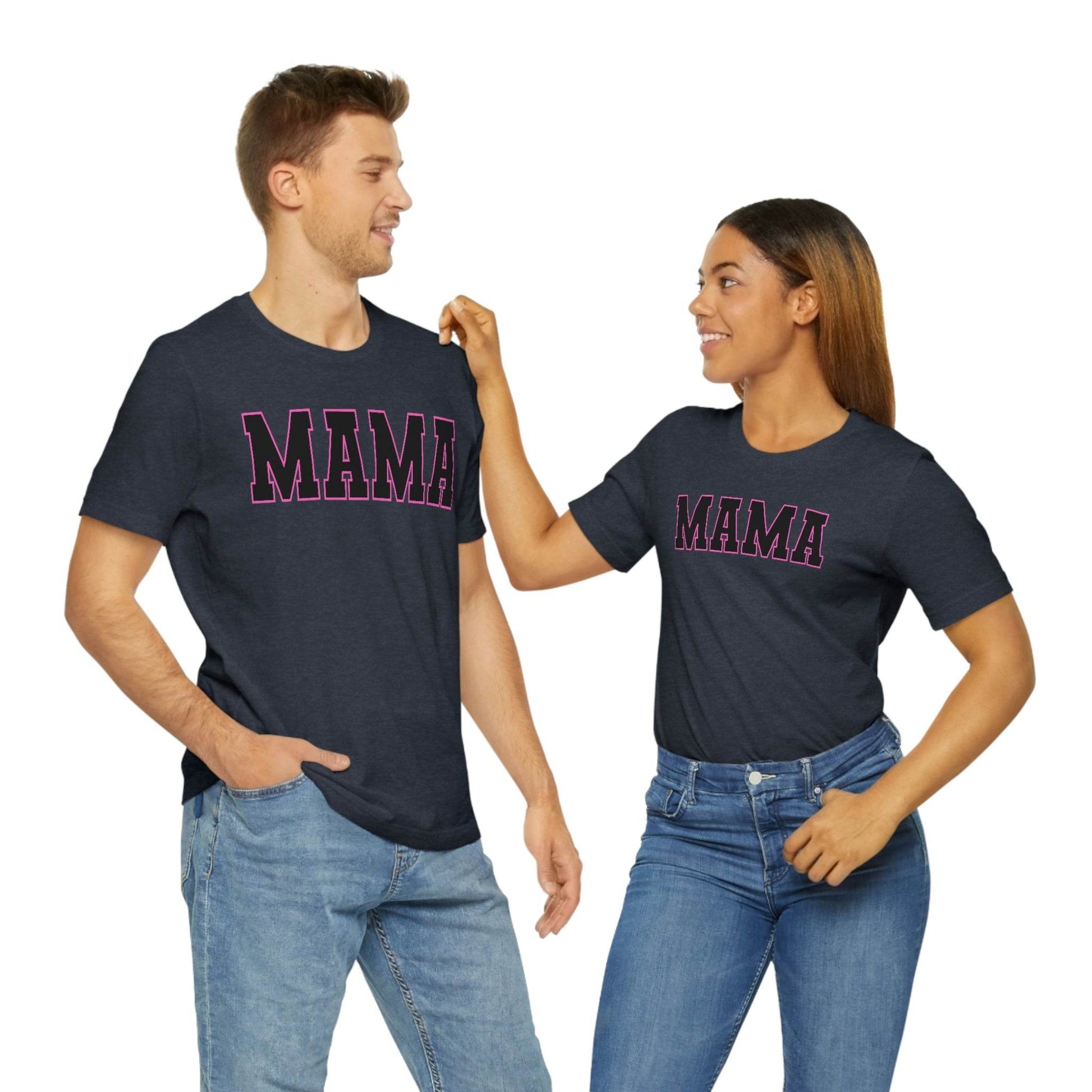 Cute Mama shirt mom shirt gift for her - mothers day shirt mothers day gift mom life shirt - retro mama shirt boy mama shirt mama t-shirt - Giftsmojo