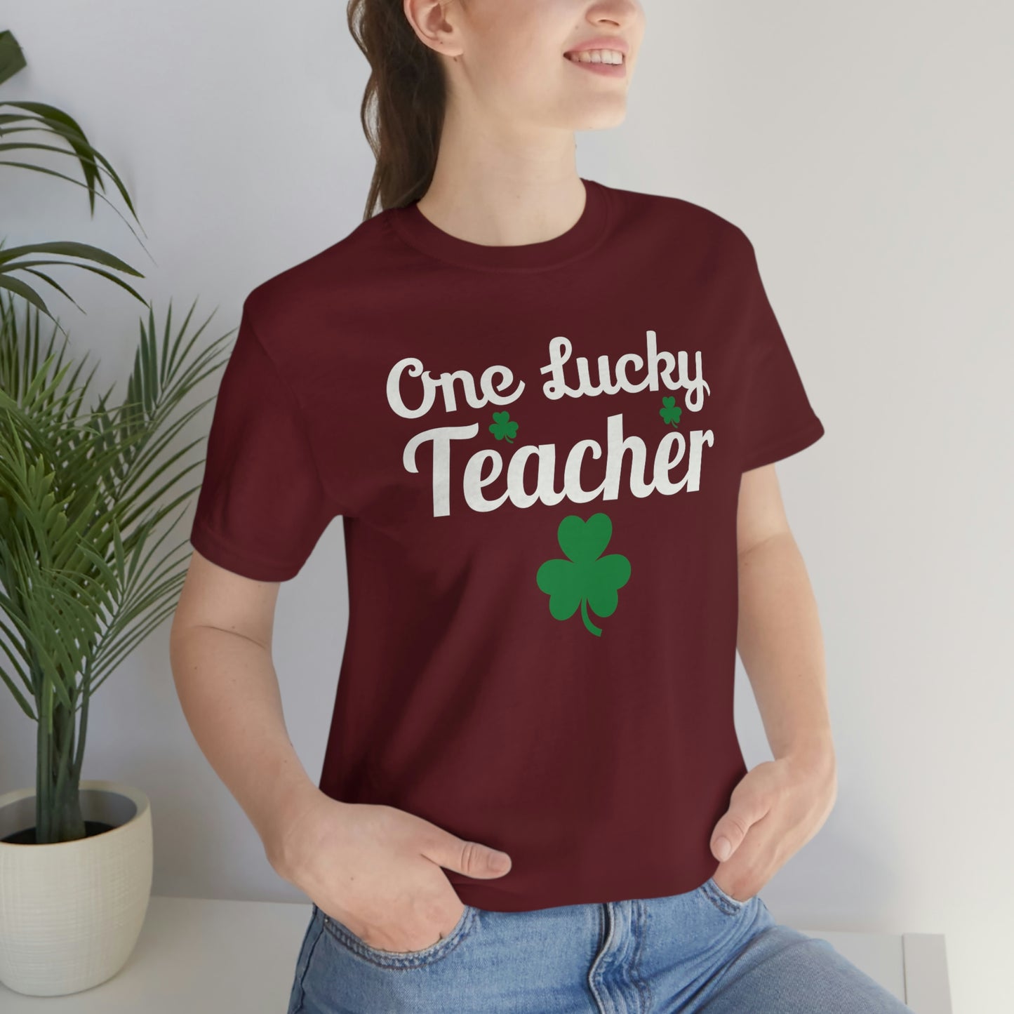 Feeling Lucky Shirt One Lucky Teacher Shirt St Patrick's Day shirt - Funny St Paddy's day Funny Shirt Shamrock shirt shenanigans shirt