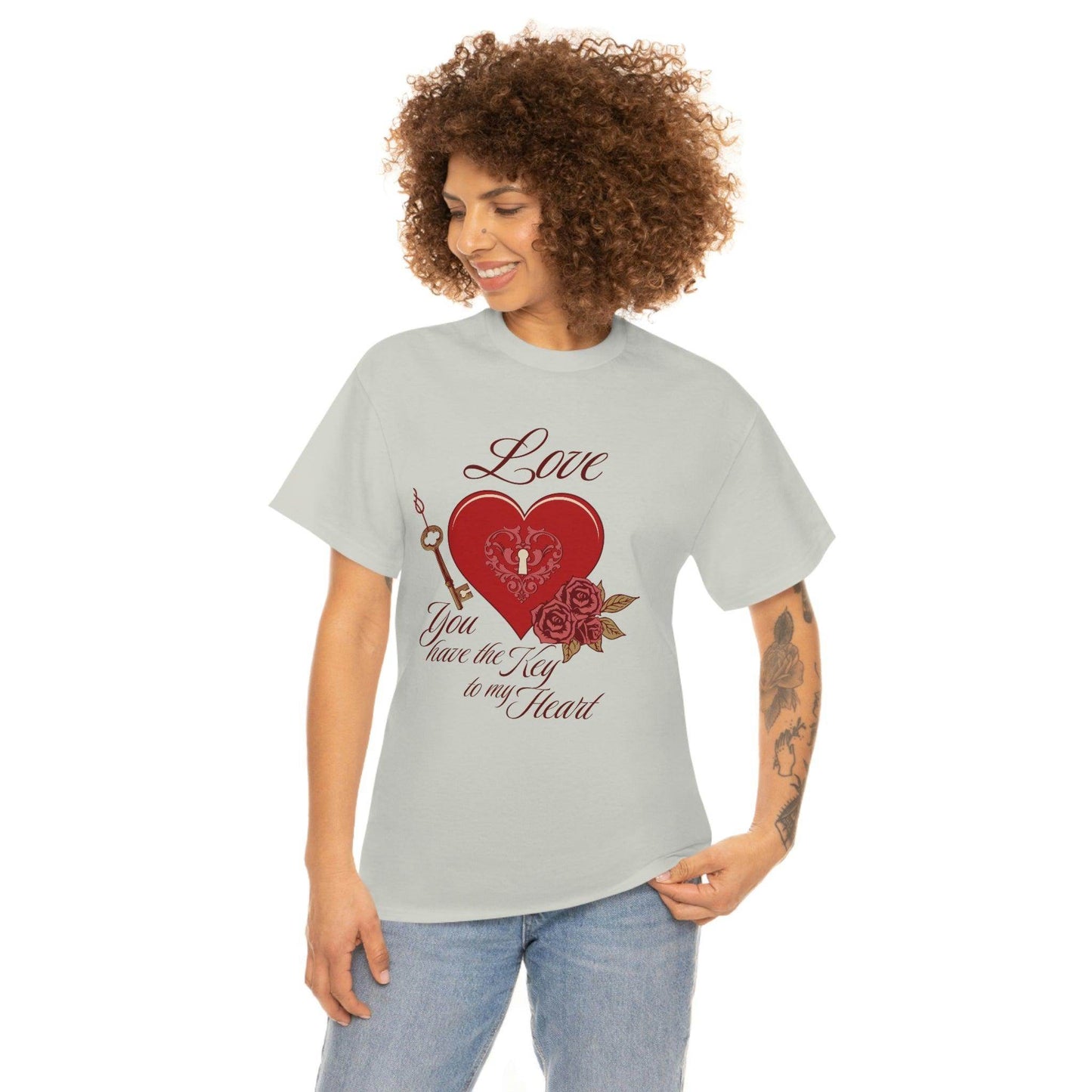 Love you have the keys to my heart Tee - Giftsmojo