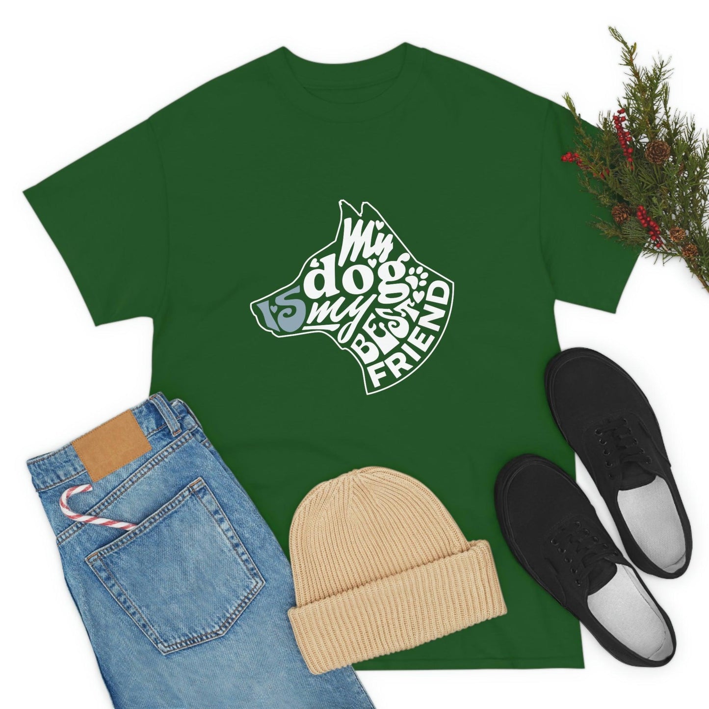 My Dog is My Best Friend Tee - Giftsmojo