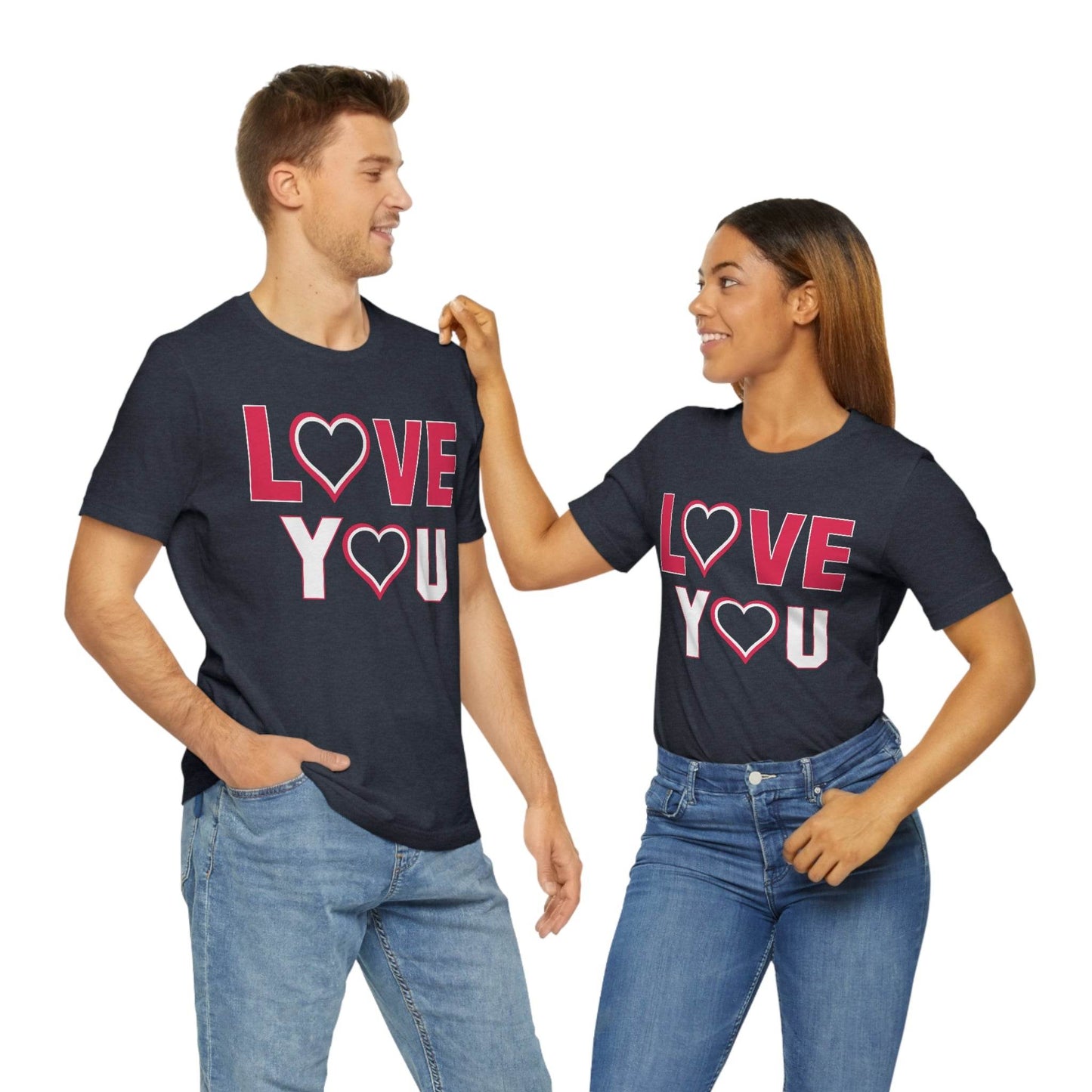 love you heart Tee - Giftsmojo