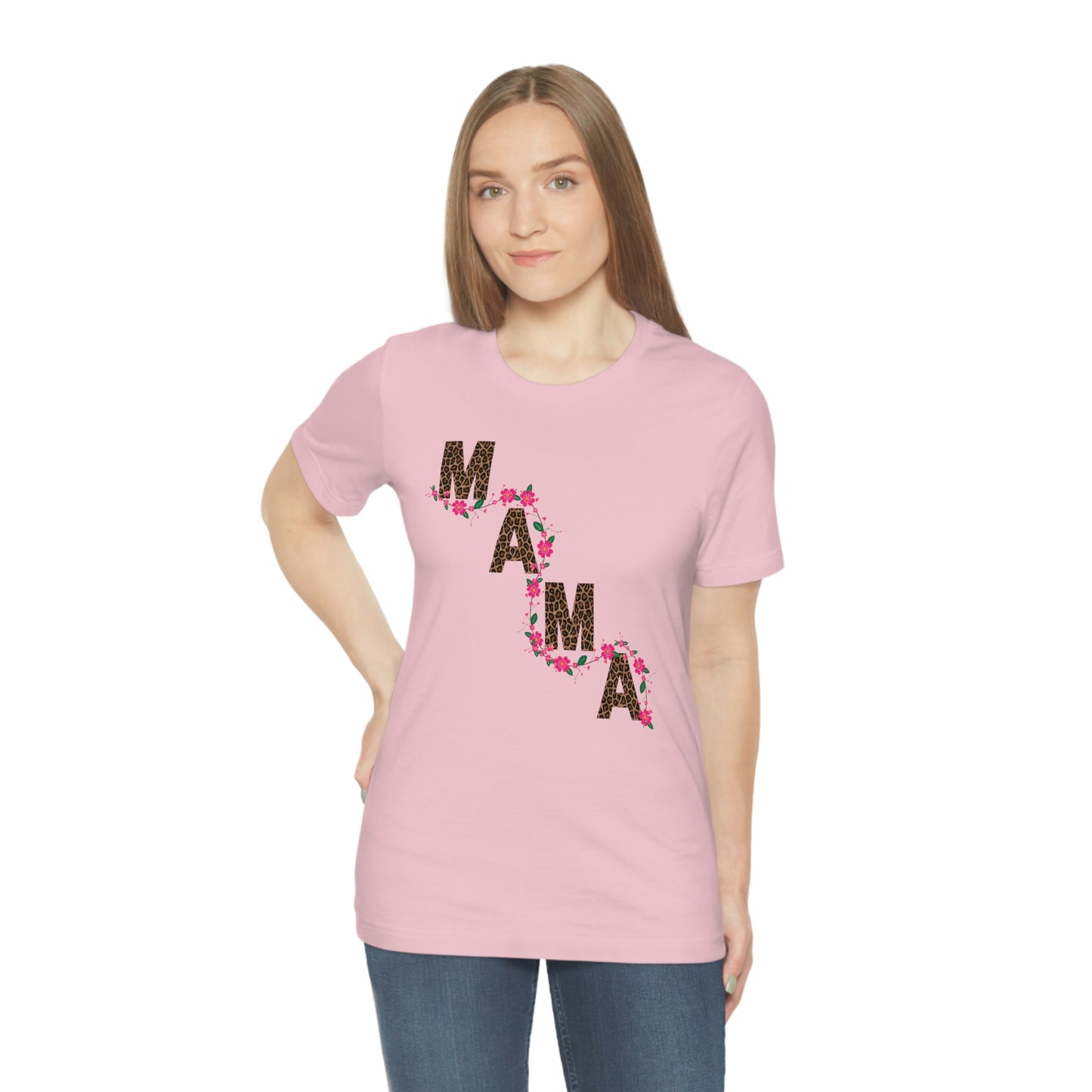 Leopard print Mama shirt Flower mama shirt - Leopard Mama Shirt mothers day shirt new mom shirt
