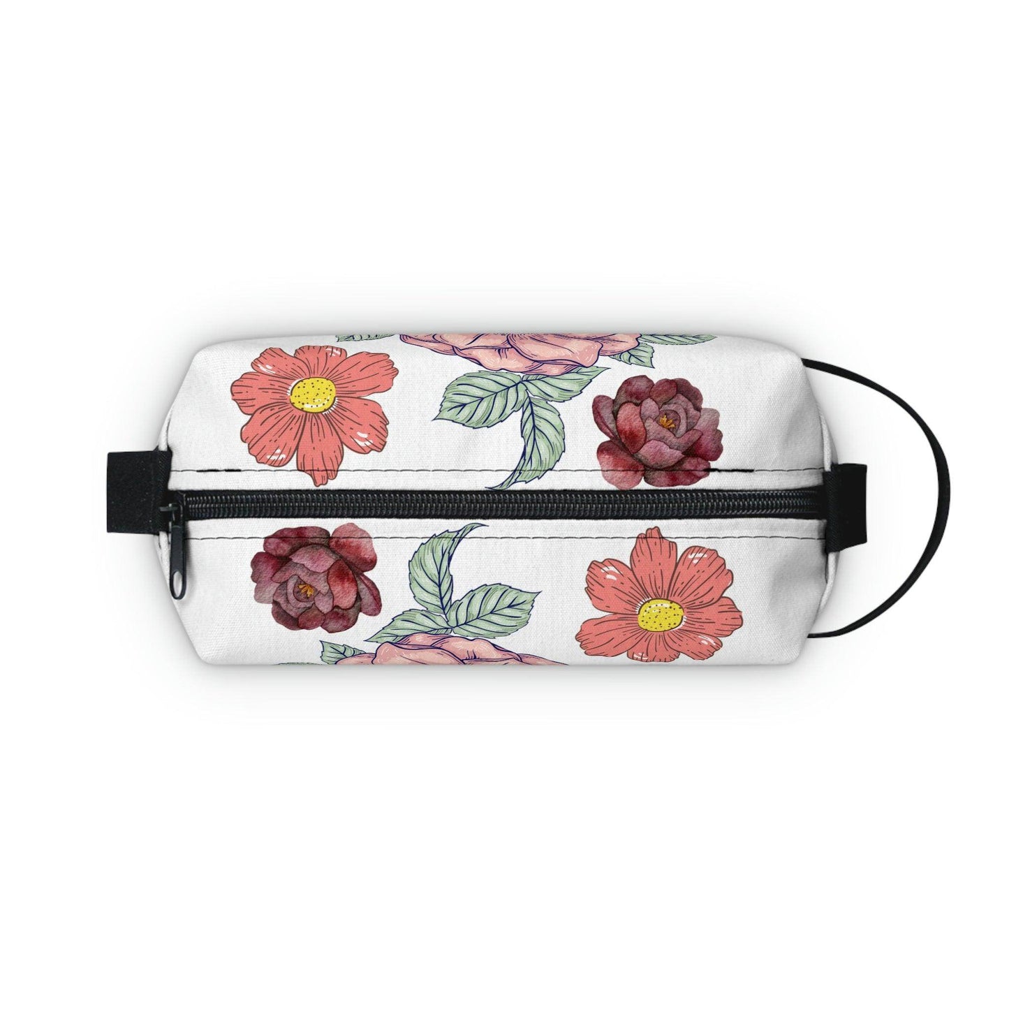 Floral Makeup Bag | flower makeup bag | Cosmetic Bag | floral Toiletry Bag Women | cute makeup bag | makeup pouch | aesthetic makeup - Giftsmojo