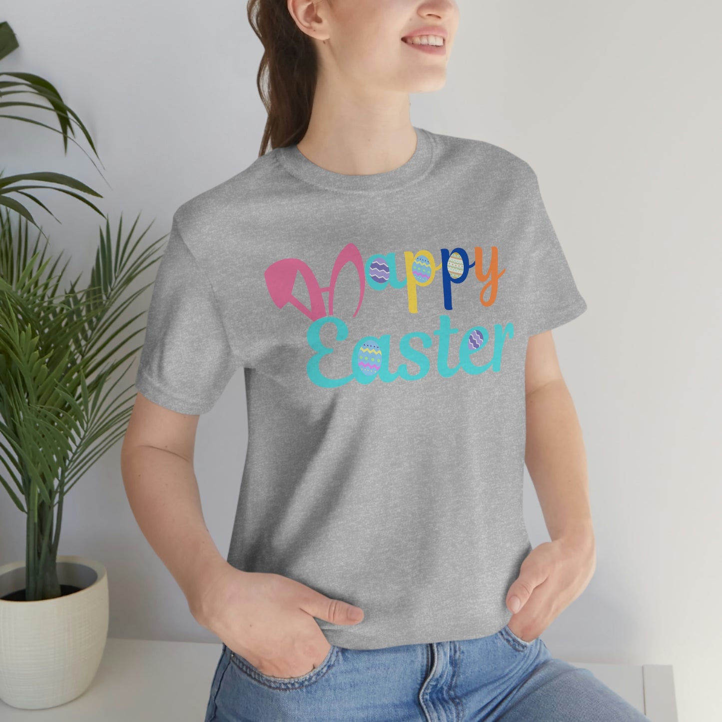 Happy Easter T-shirt, Easter gift for adults, easter shirts