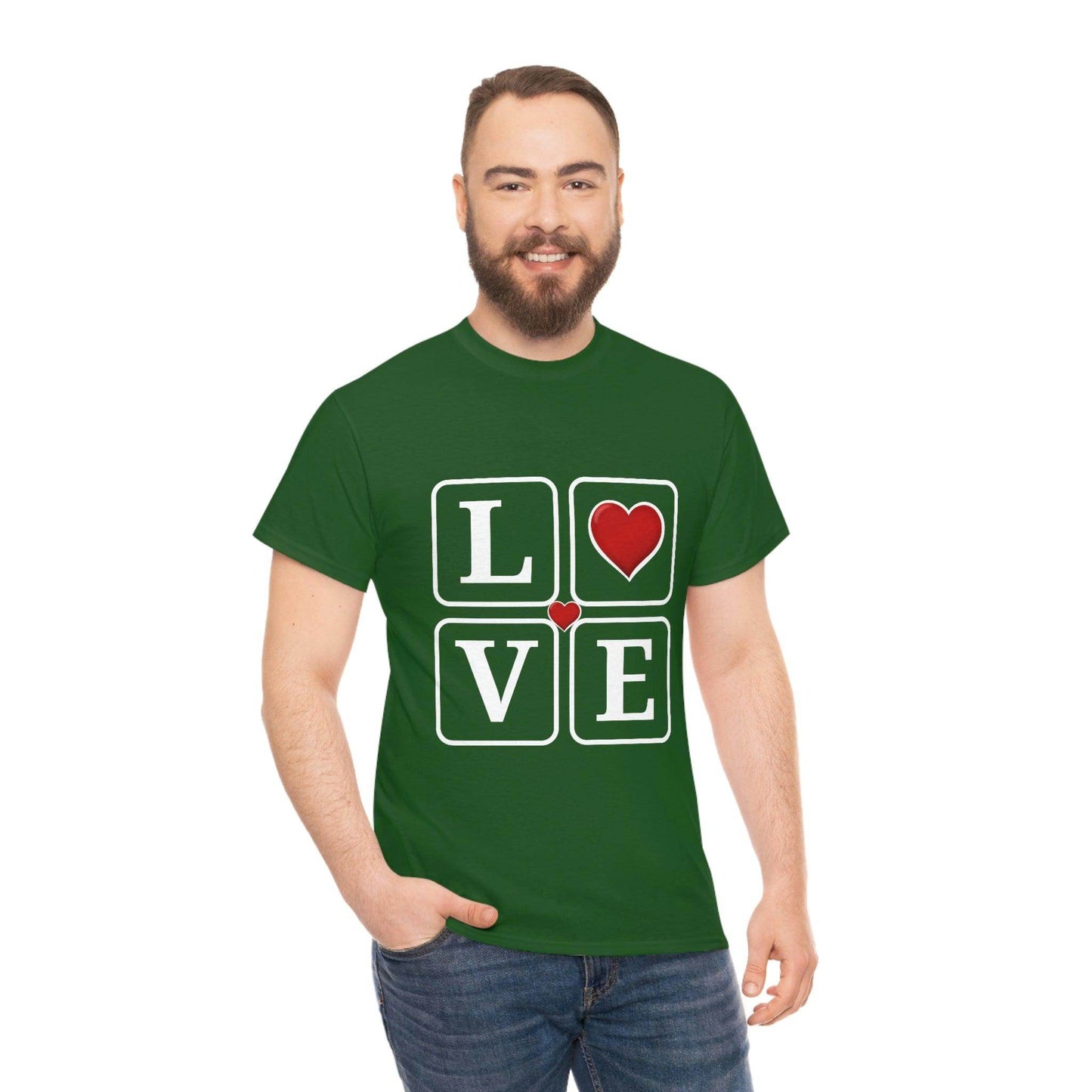 Love square Hearts Shirt, Great Gift for Valentine's day, birthday, engagement, anniversary and many more - Giftsmojo