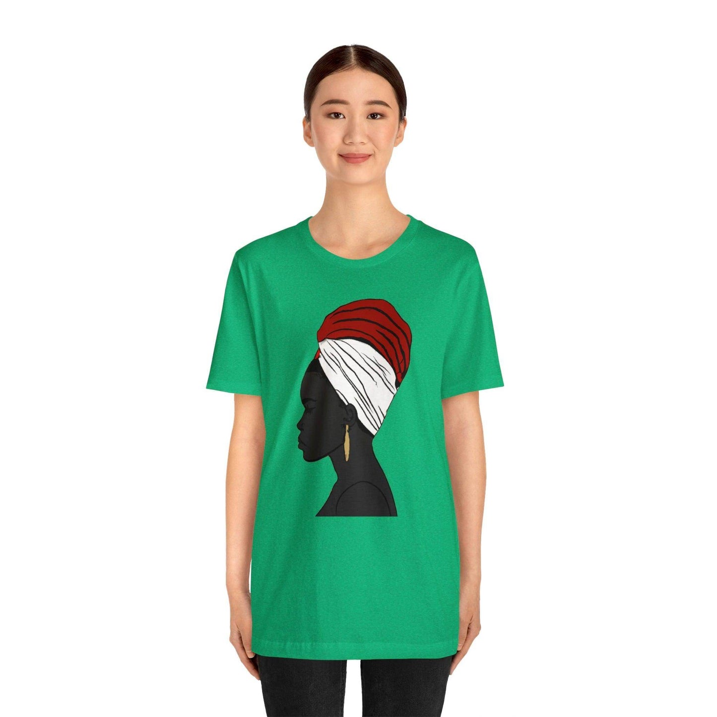 African Woman Art Shirt, Black Queen Shirt - Giftsmojo