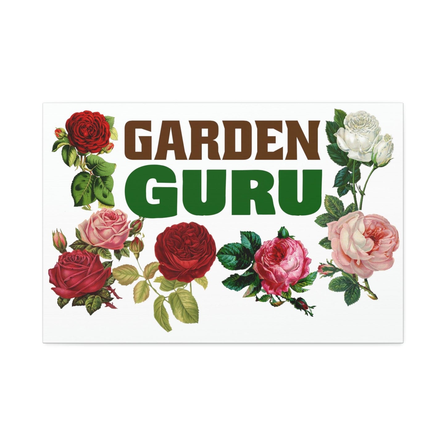 Garden Guru Canvas - Garden wall arts, gift for garden lovers - Giftsmojo