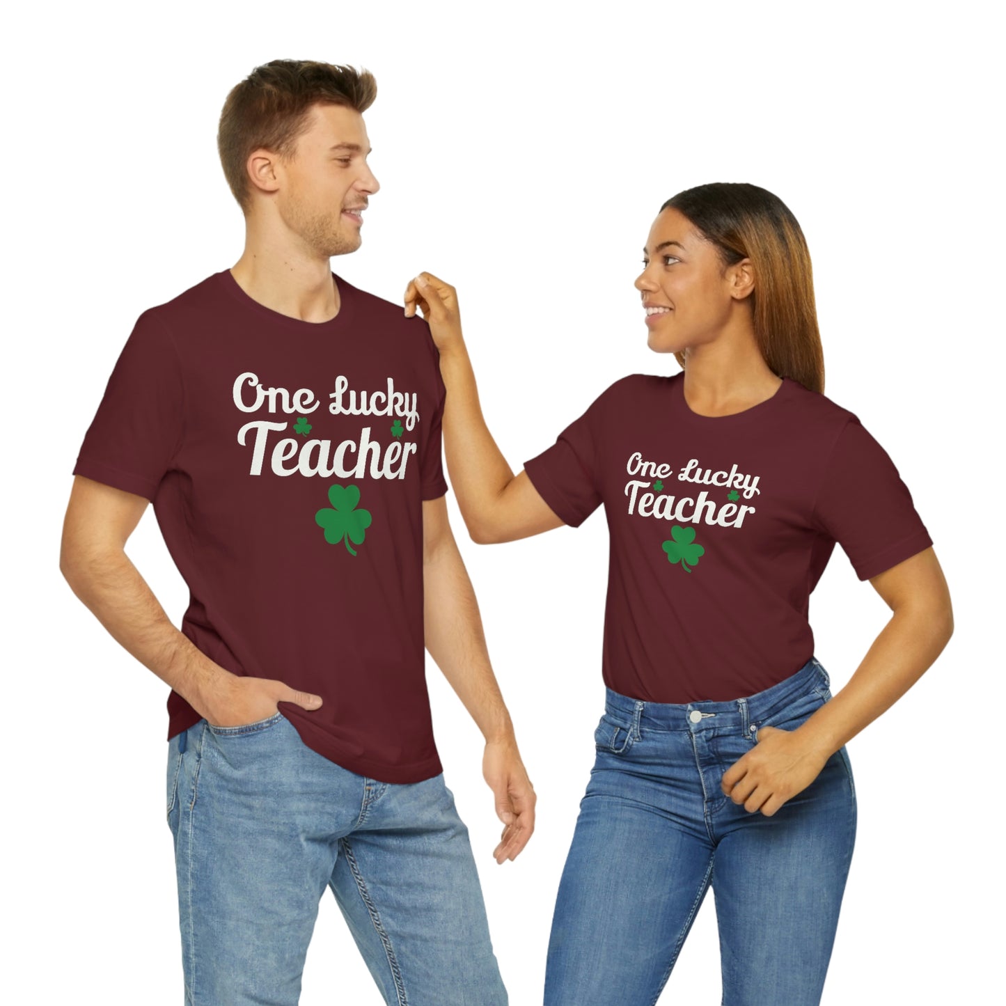 Feeling Lucky Shirt One Lucky Teacher Shirt St Patrick's Day shirt - Funny St Paddy's day Funny Shirt Shamrock shirt shenanigans shirt
