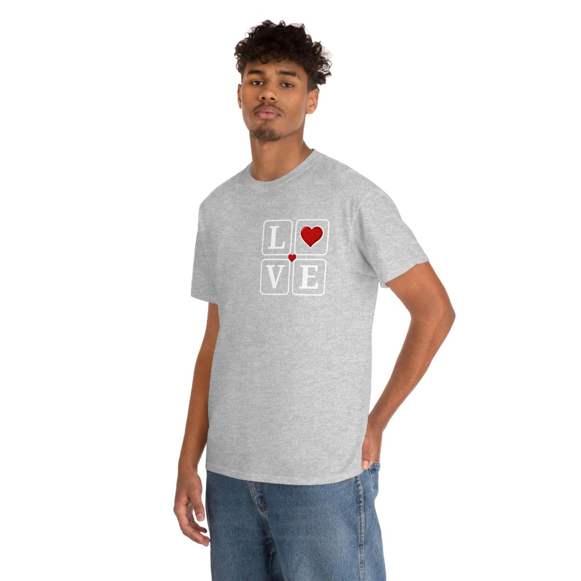 Love square Hearts T-shirt - Giftsmojo