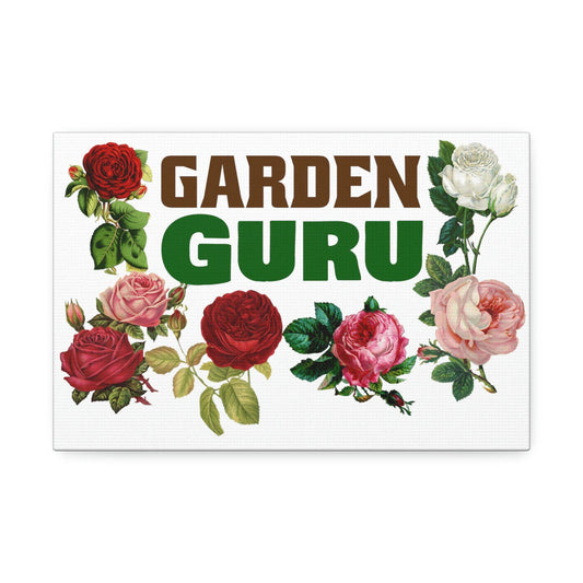 Garden Guru Canvas - Garden wall arts, gift for garden lovers - Giftsmojo