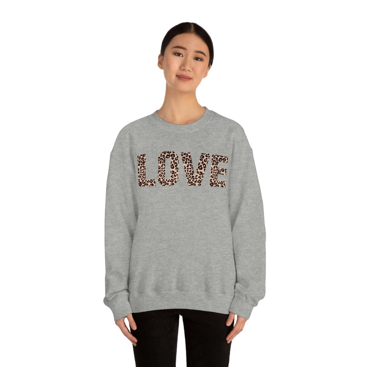 Leopard print love Sweatshirt