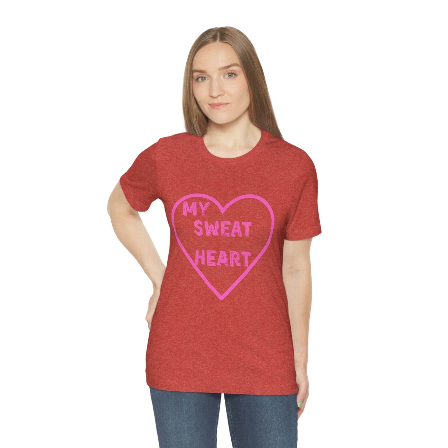 My Sweat Heart - Love shirt - Gift for wife - Gift for Husband - Gift for Girlfriend and Boyfriend - Anniversary gift - Giftsmojo