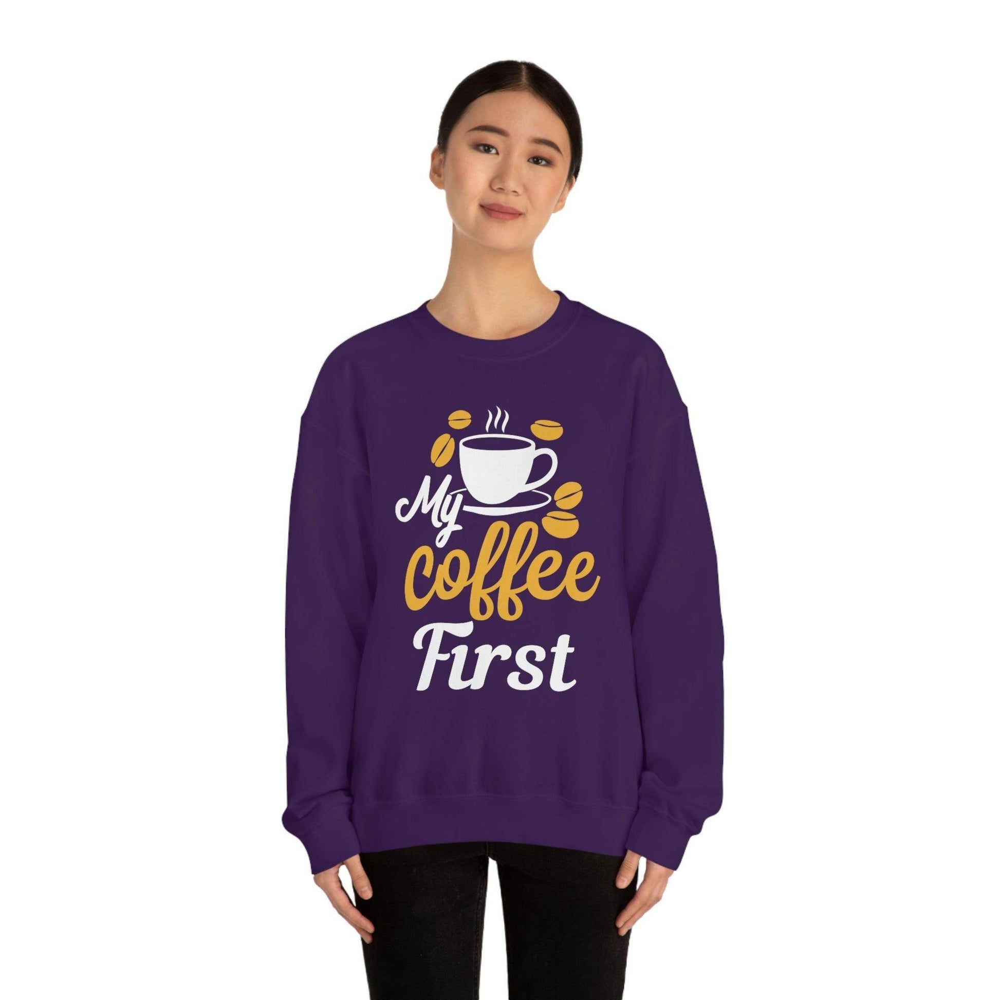 My Coffee First Sweatshirt - Giftsmojo
