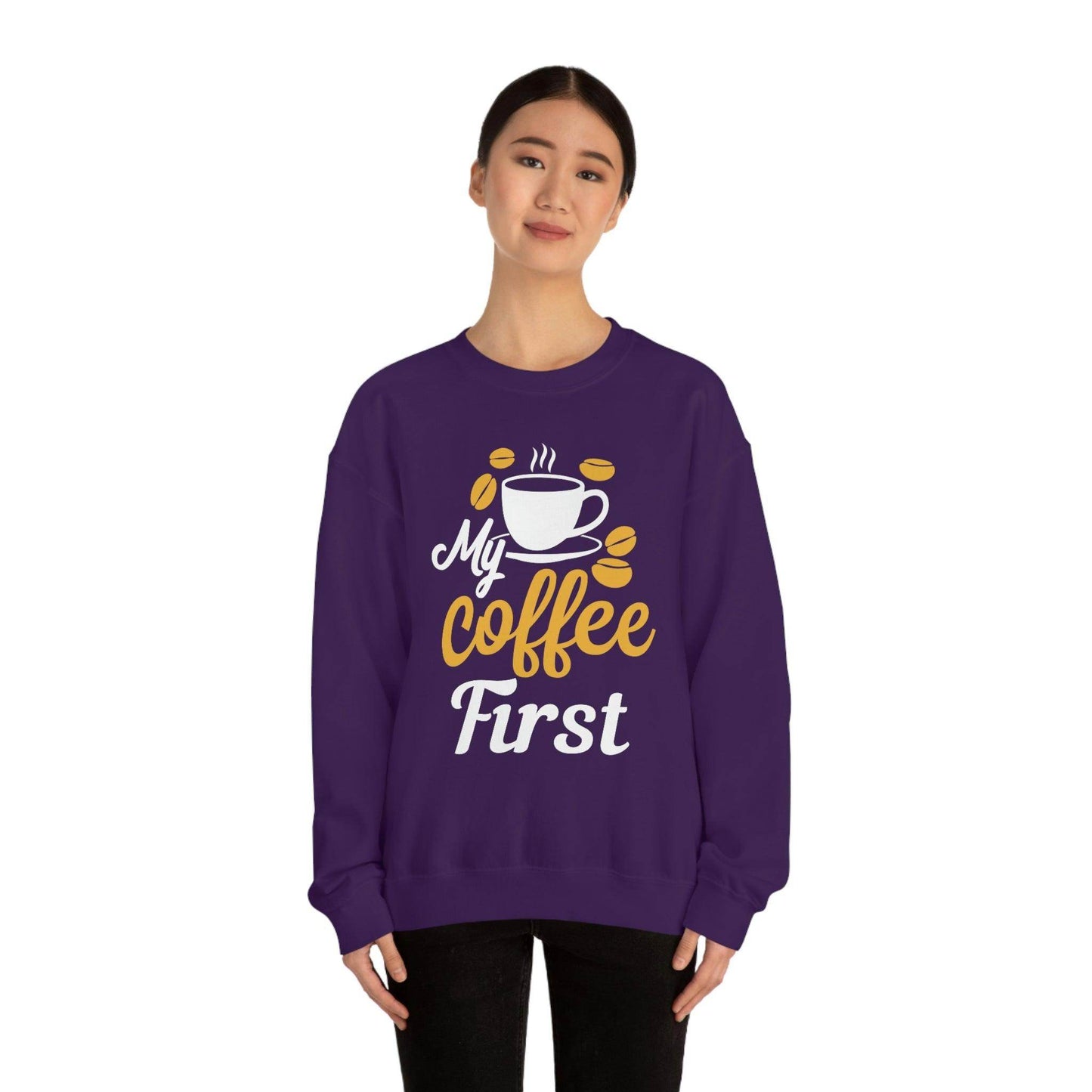 My Coffee First Sweatshirt - Giftsmojo