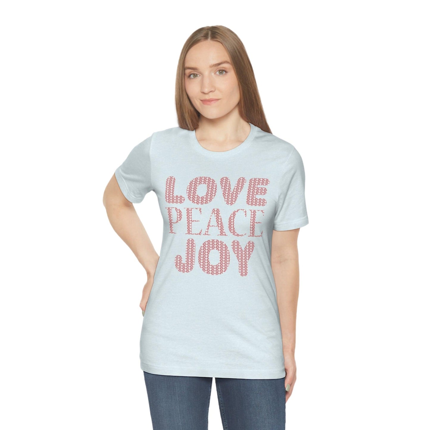love peace joy Tee - Giftsmojo
