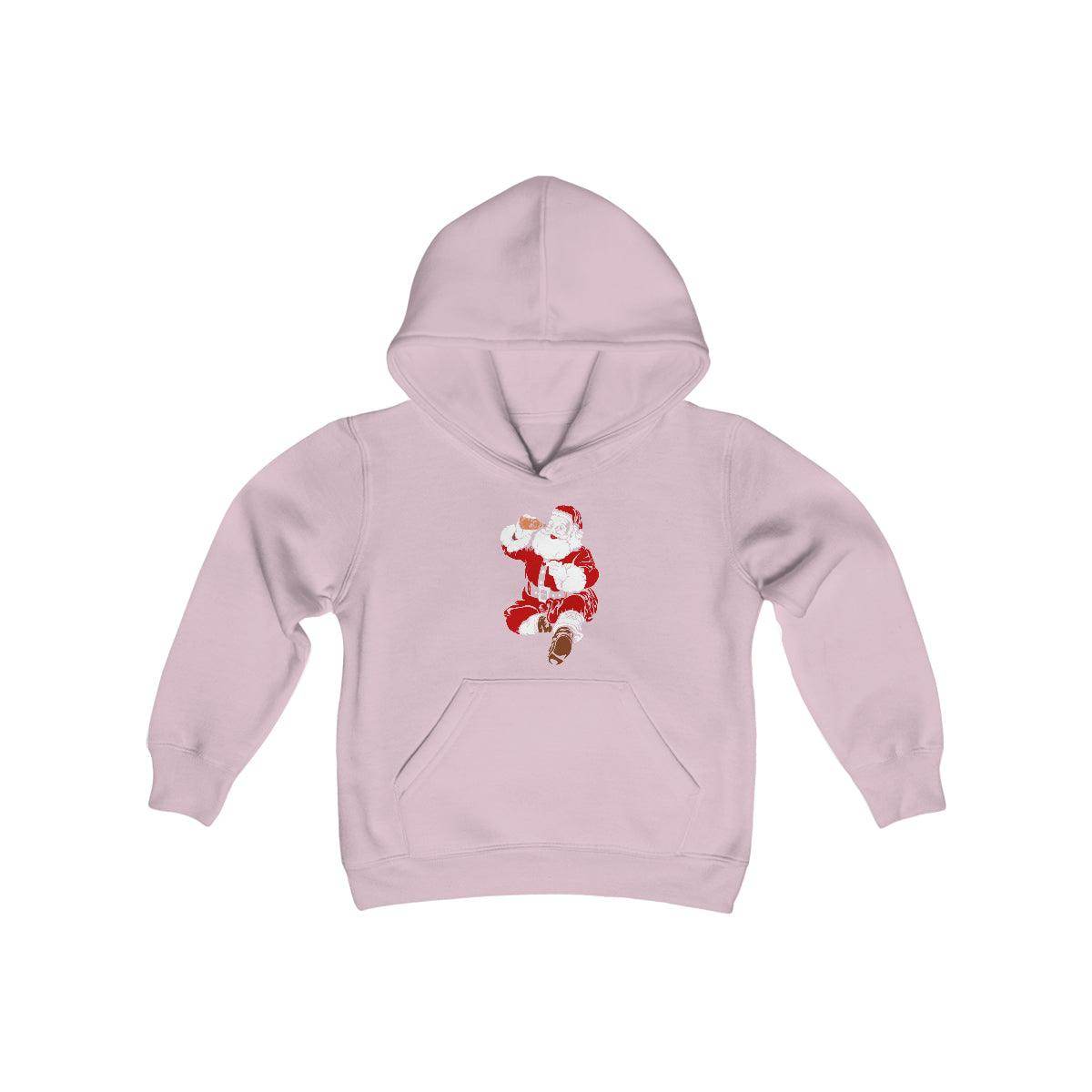 Naughty Santa Youth Heavy Blend Hooded Sweatshirt - Giftsmojo