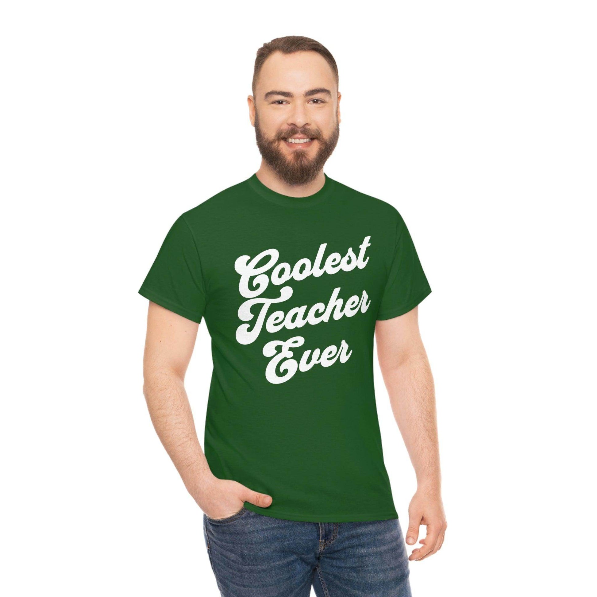 Coolest Teacher Ever Shirt - Giftsmojo
