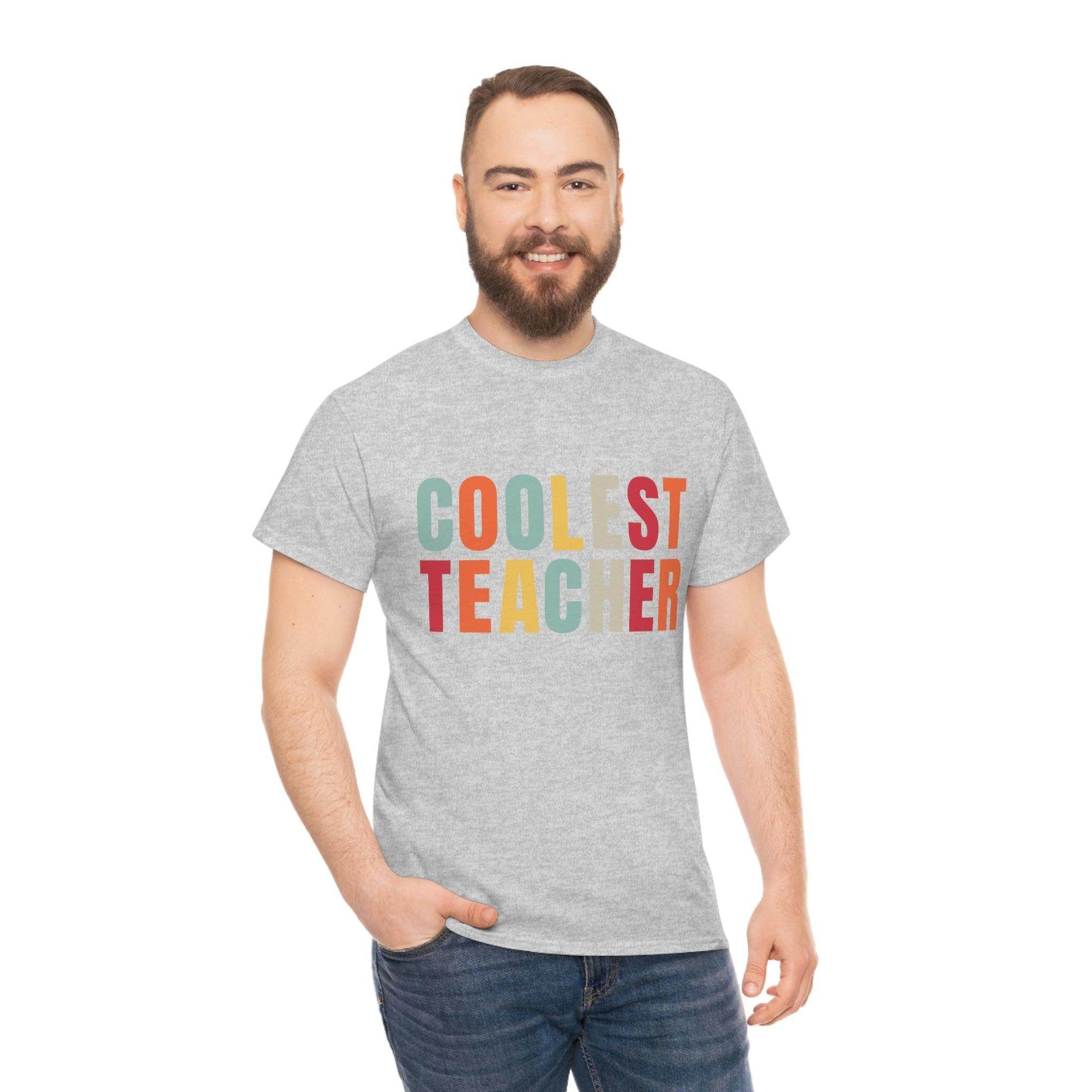 Teacher appreciation gift - Coolest Teacher Shirt - Teacher shirt - Giftsmojo