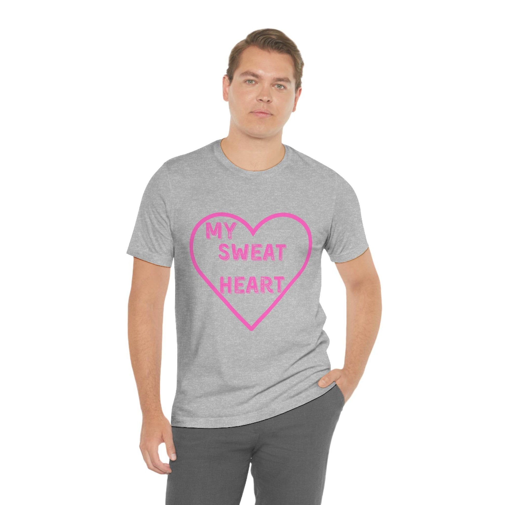 My Sweat Heart - Love shirt - Gift for wife - Gift for Husband - Gift for Girlfriend and Boyfriend - Anniversary gift - Giftsmojo