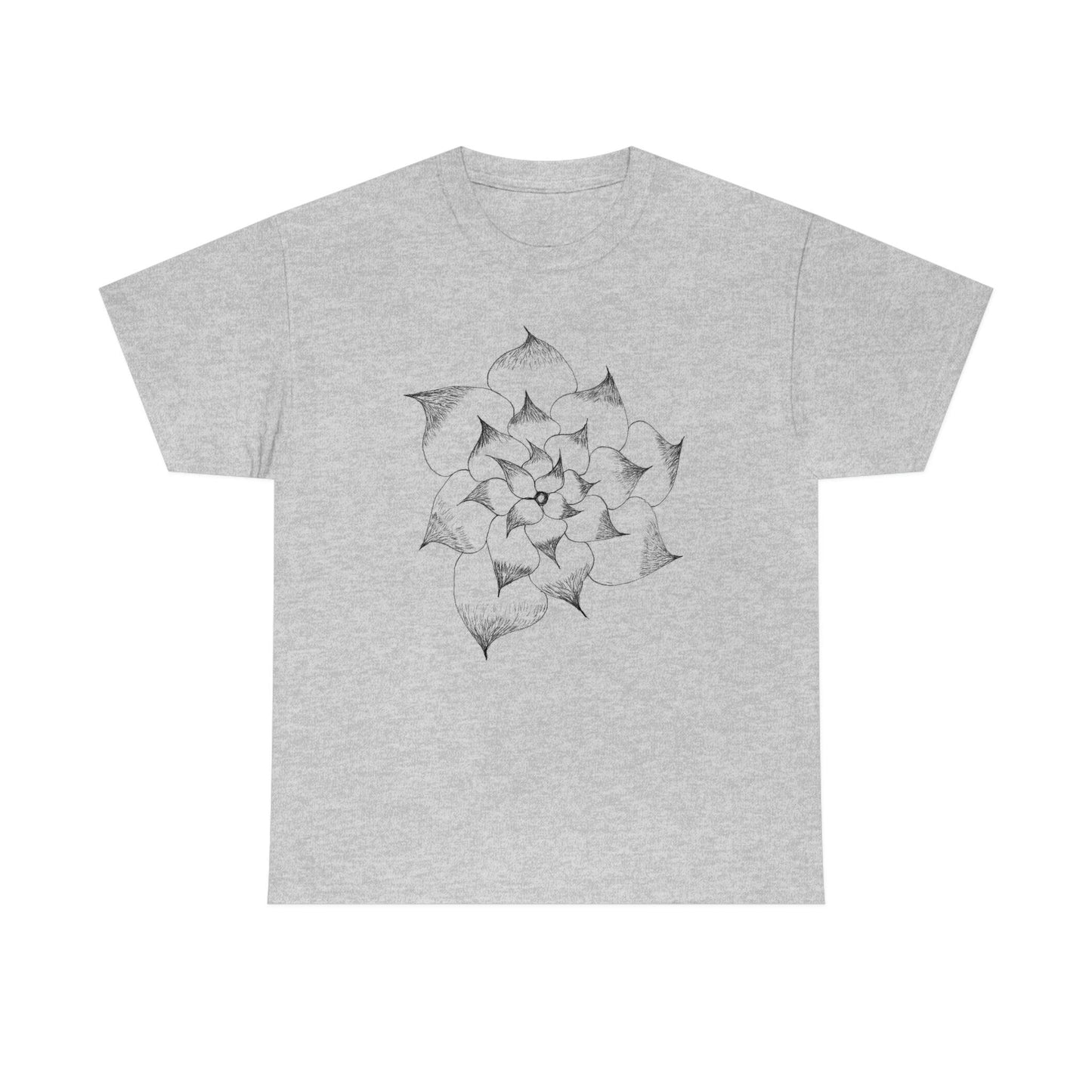 Flower Tee, custom designed tee, flower t-shirt, floral graphic tee - Giftsmojo