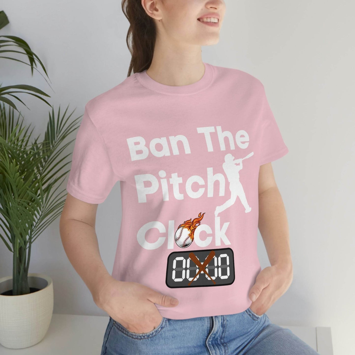 Ban The Pitch Clock in Baseball - Ban Baseball Pitch Clock - Giftsmojo