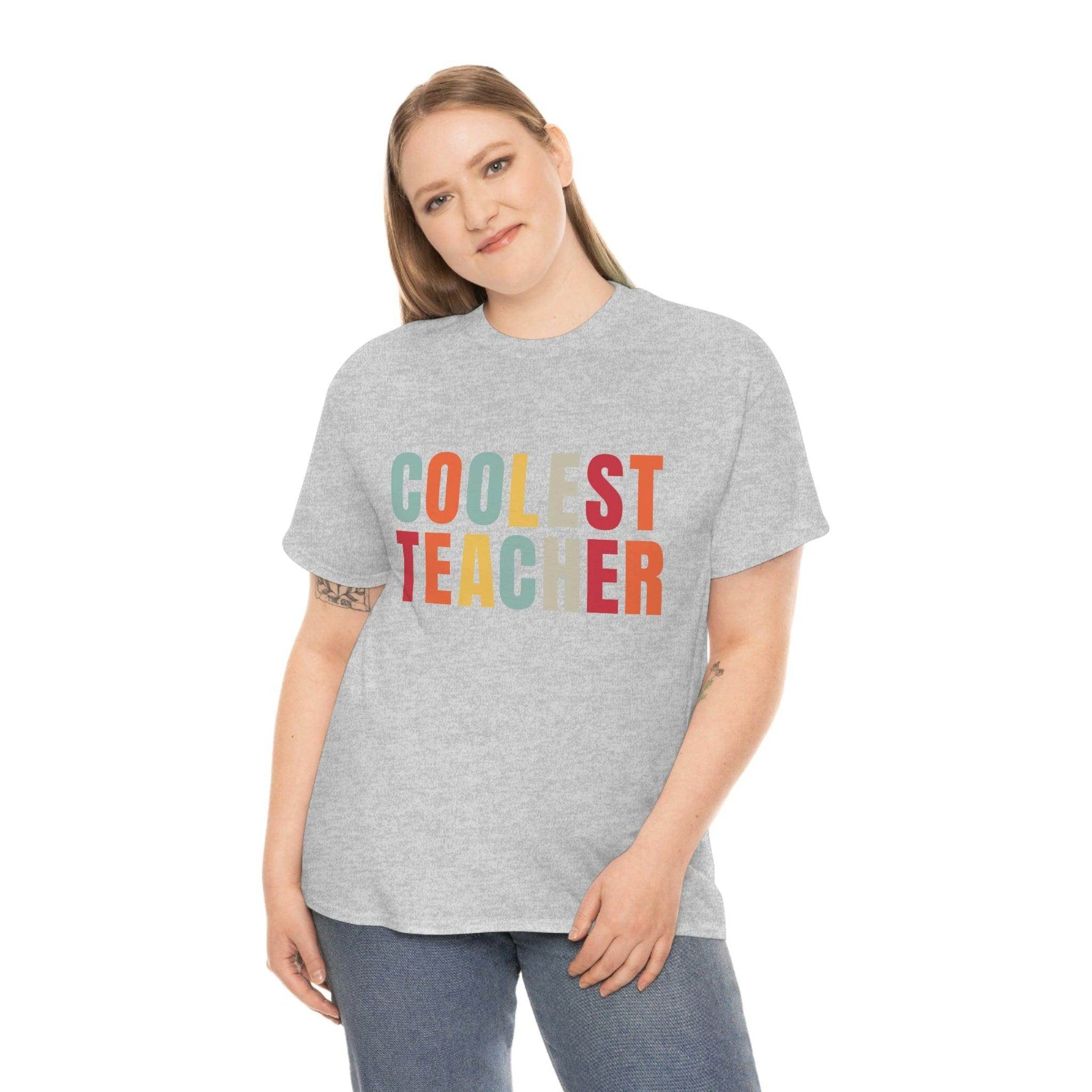 Teacher appreciation gift - Coolest Teacher Shirt - Teacher shirt - Giftsmojo
