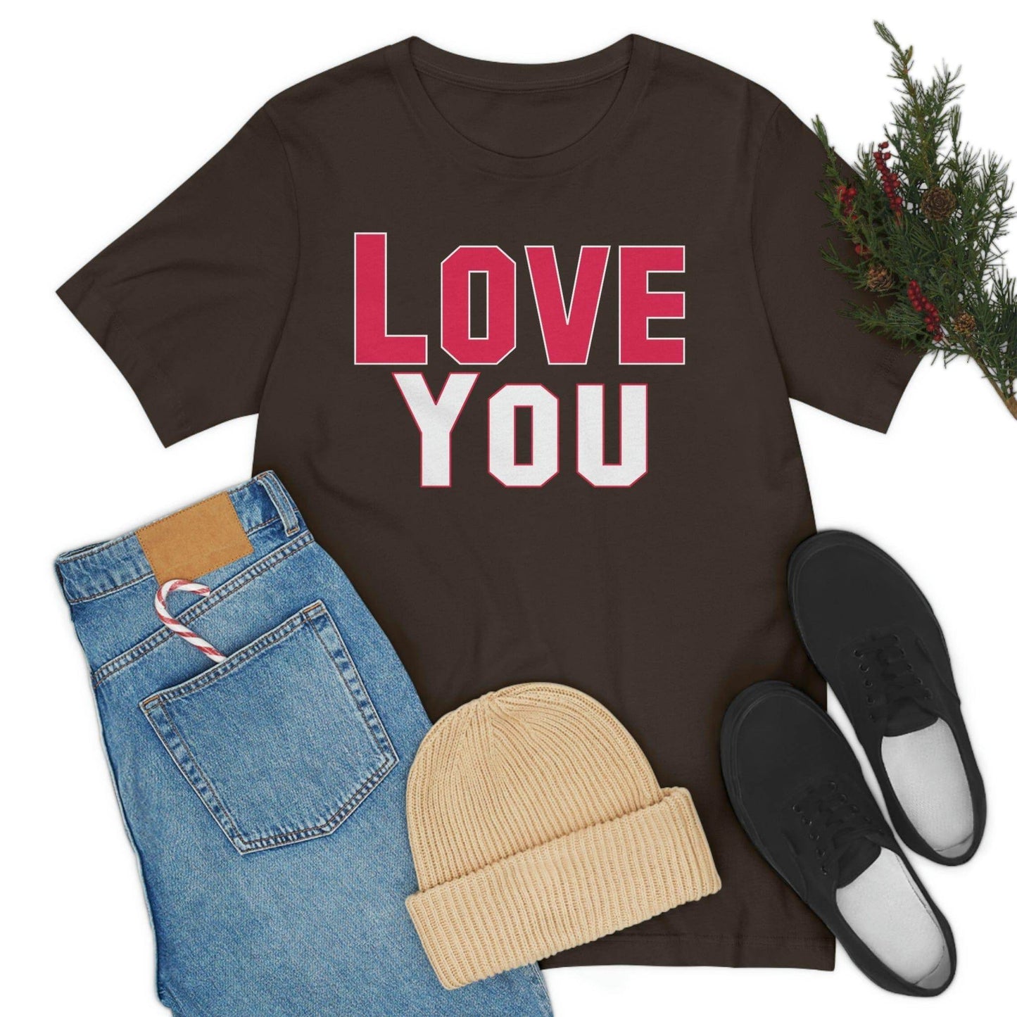 Love you T-shirt - Giftsmojo