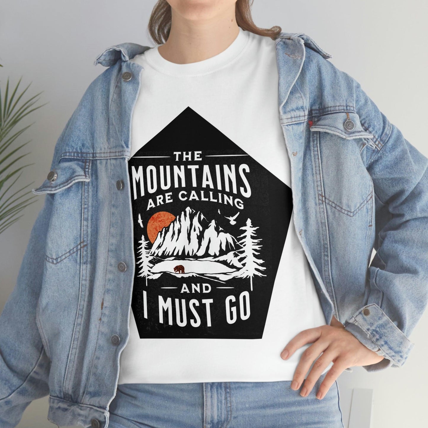 The Mountains are Calling and I Must Go Tee - Giftsmojo