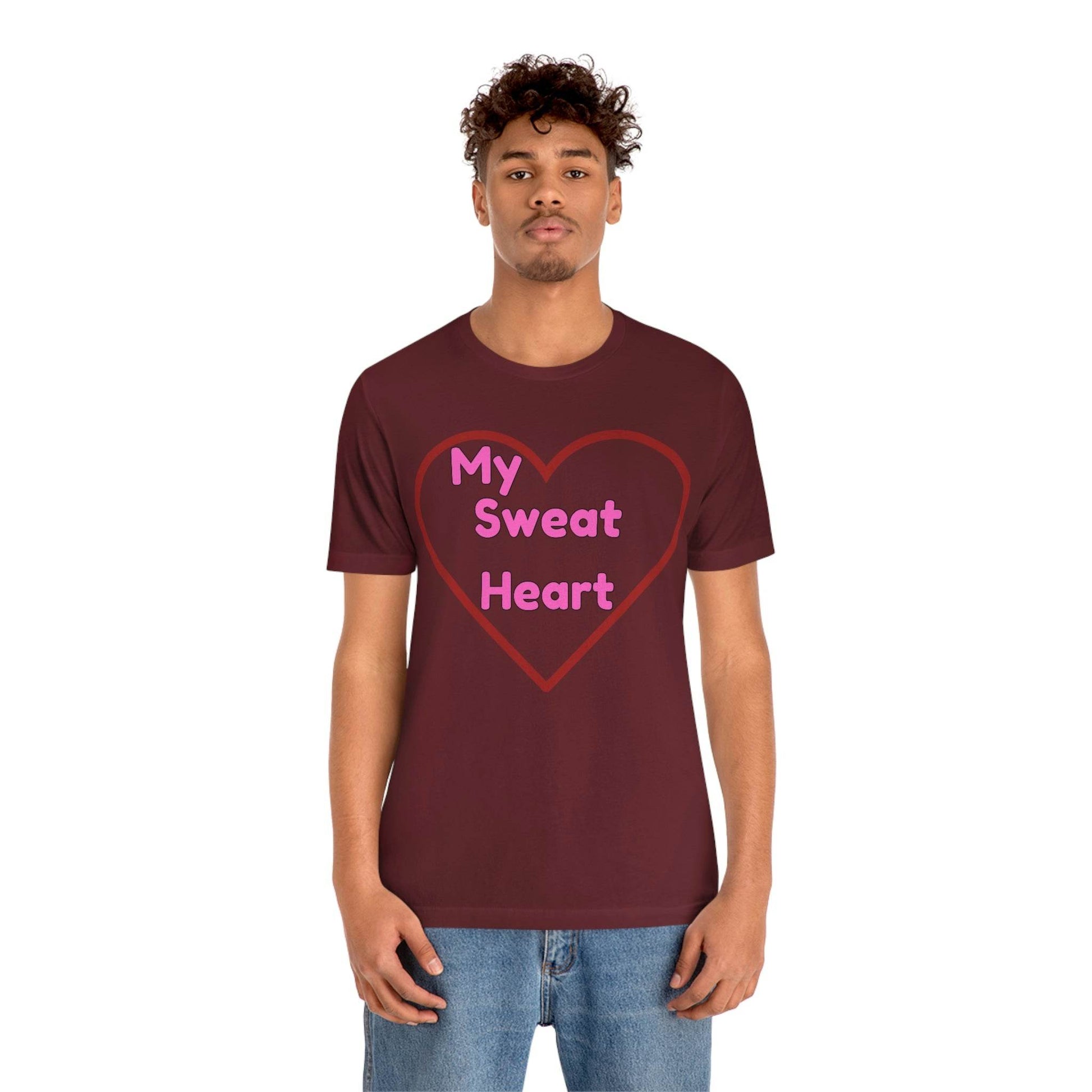 My Sweat Heart - Love shirt - Gift for wife - Gift for Husband - Gift for Girlfriend and Boyfriend - Giftsmojo