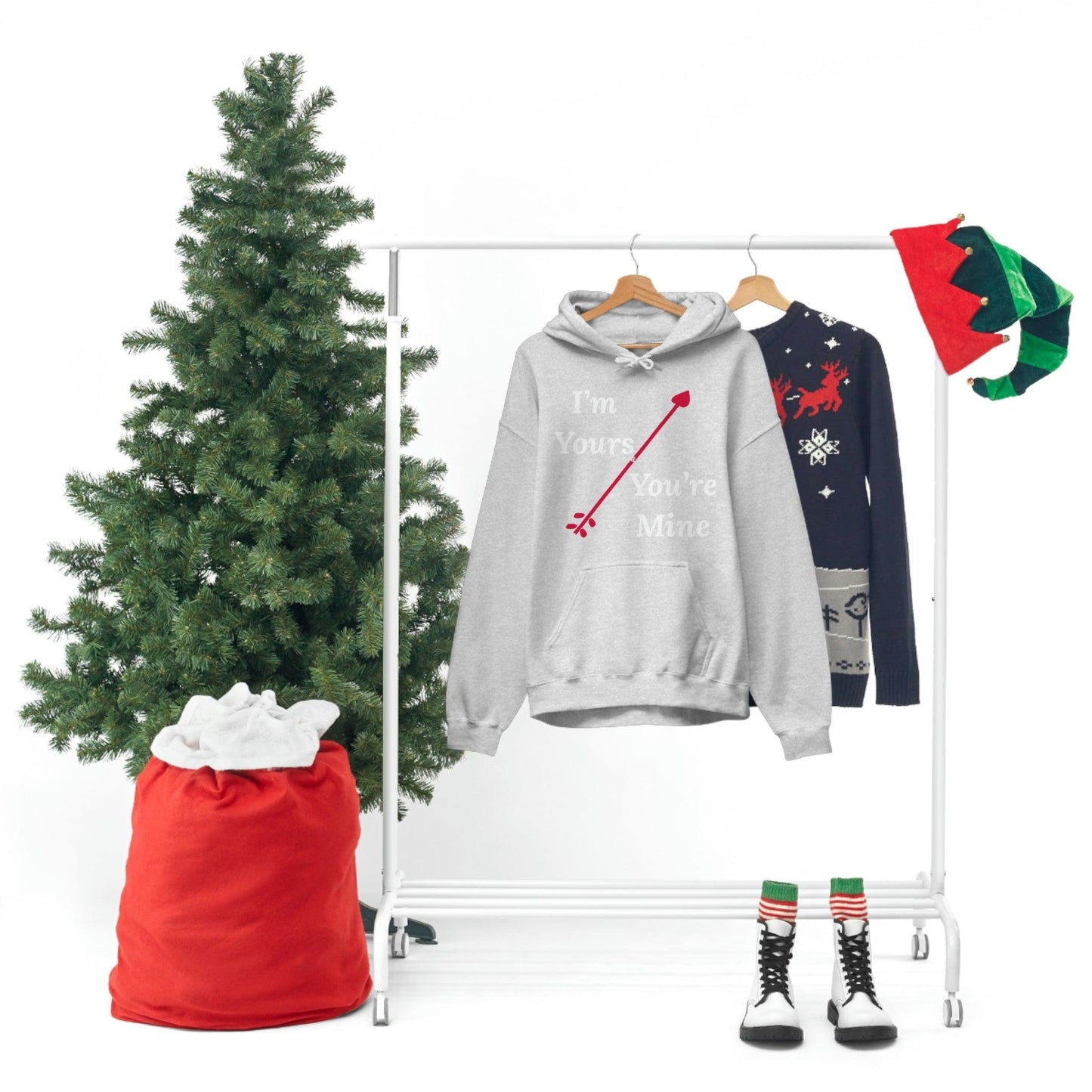 I'm Yours and You're Mine Hooded Sweatshirt