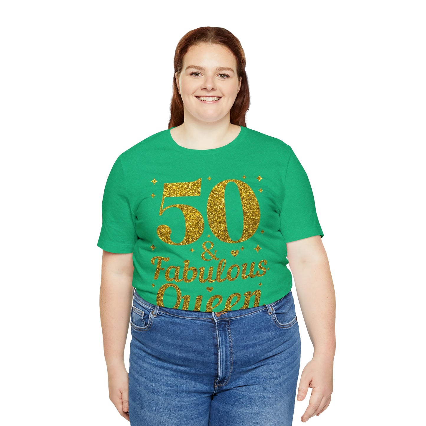 Funny 50th birthday Shirt 50 and Fabulous Queen shirt