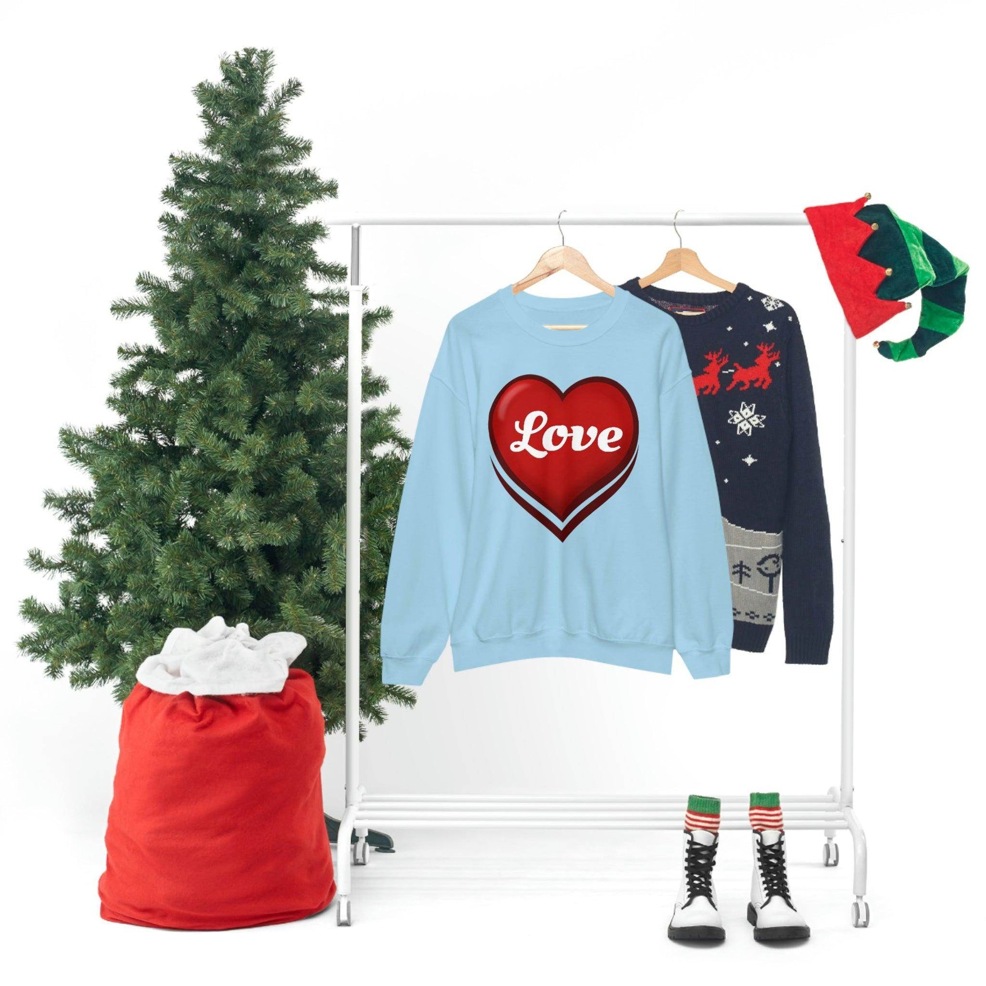 Love Sweatshirt, Valentine's Gift, - Giftsmojo