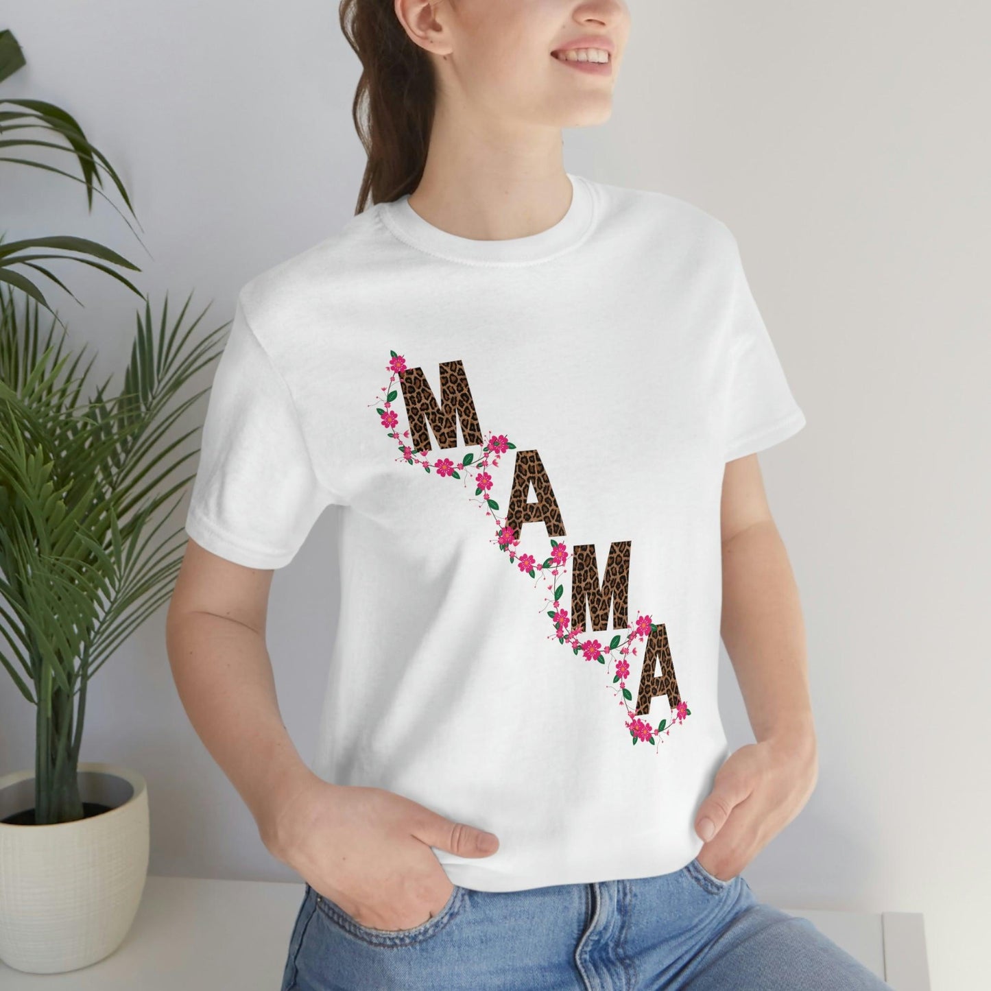 Leopard print Mama shirt - Leopard Mama Shirt mothers day shirt new mom shirt - Giftsmojo
