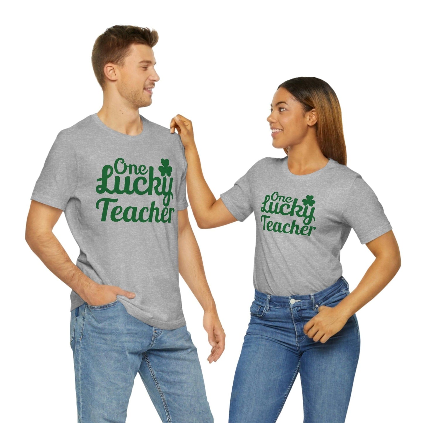 One Lucky Teacher Shirt feeling Lucky St Patrick's Day shirt - Funny St Paddy's day Funny Shirt - Giftsmojo